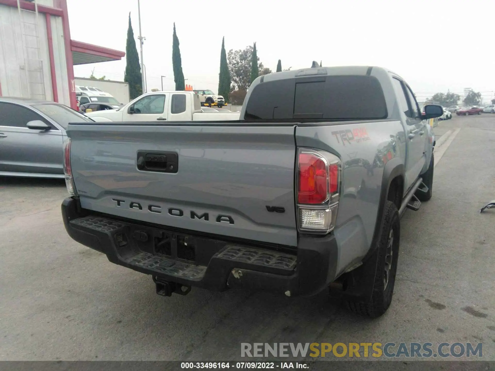 4 fotografías del automóvil dañado 3TMDZ5BN7LM089869 TOYOTA TACOMA 4WD 2020