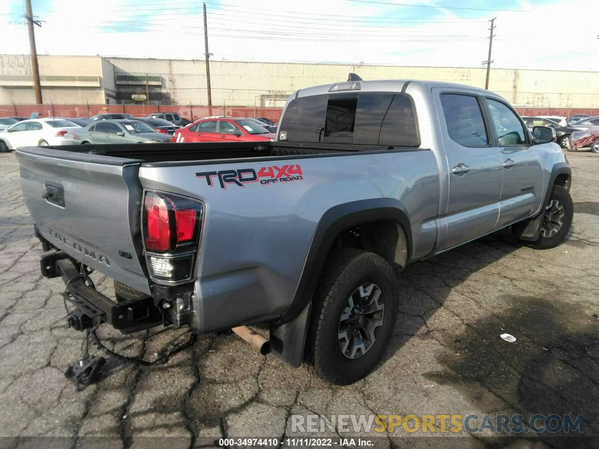 4 fotografías del automóvil dañado 3TMDZ5BN7LM092531 TOYOTA TACOMA 4WD 2020