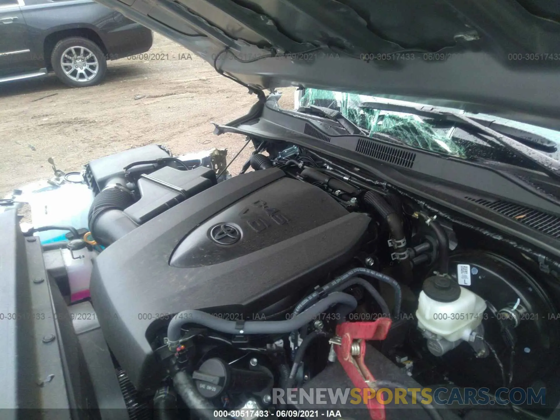 10 fotografías del automóvil dañado 3TMGZ5AN1LM340674 TOYOTA TACOMA 4WD 2020