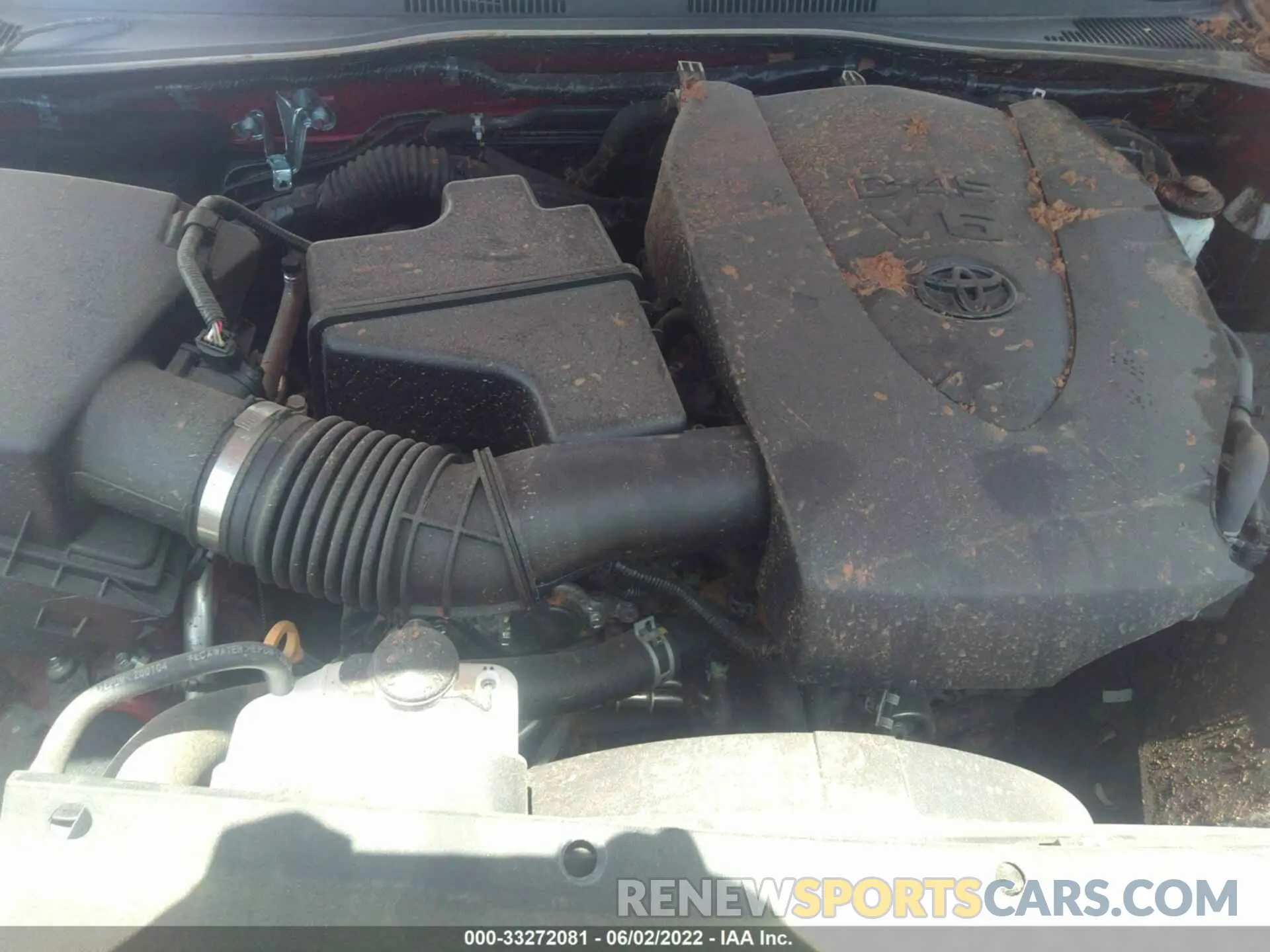 10 fotografías del automóvil dañado 3TYCZ5AN5LT004531 TOYOTA TACOMA 4WD 2020