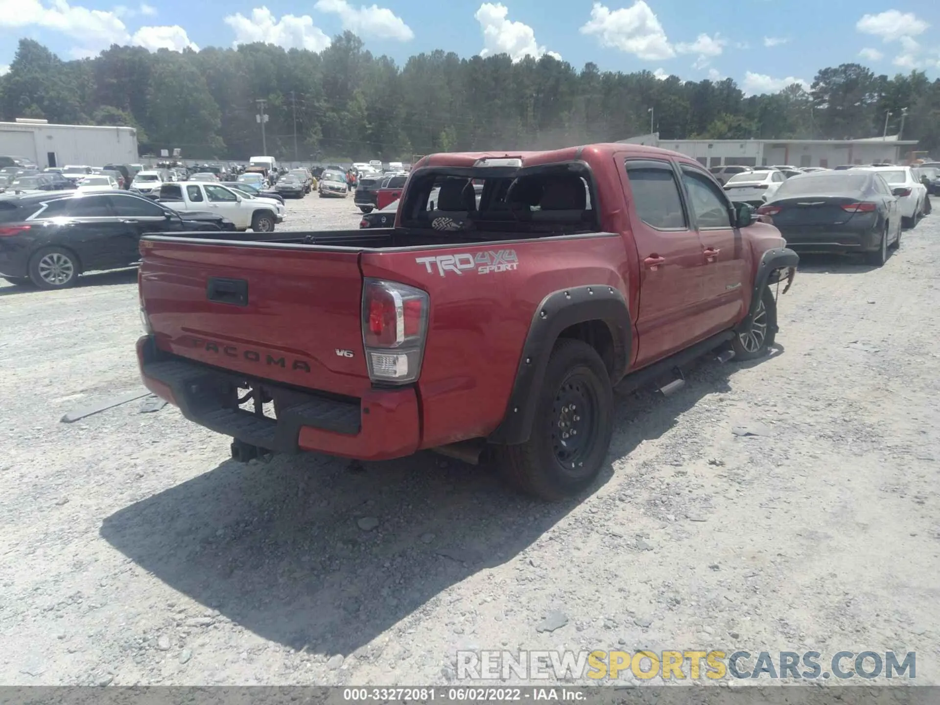 4 fotografías del automóvil dañado 3TYCZ5AN5LT004531 TOYOTA TACOMA 4WD 2020