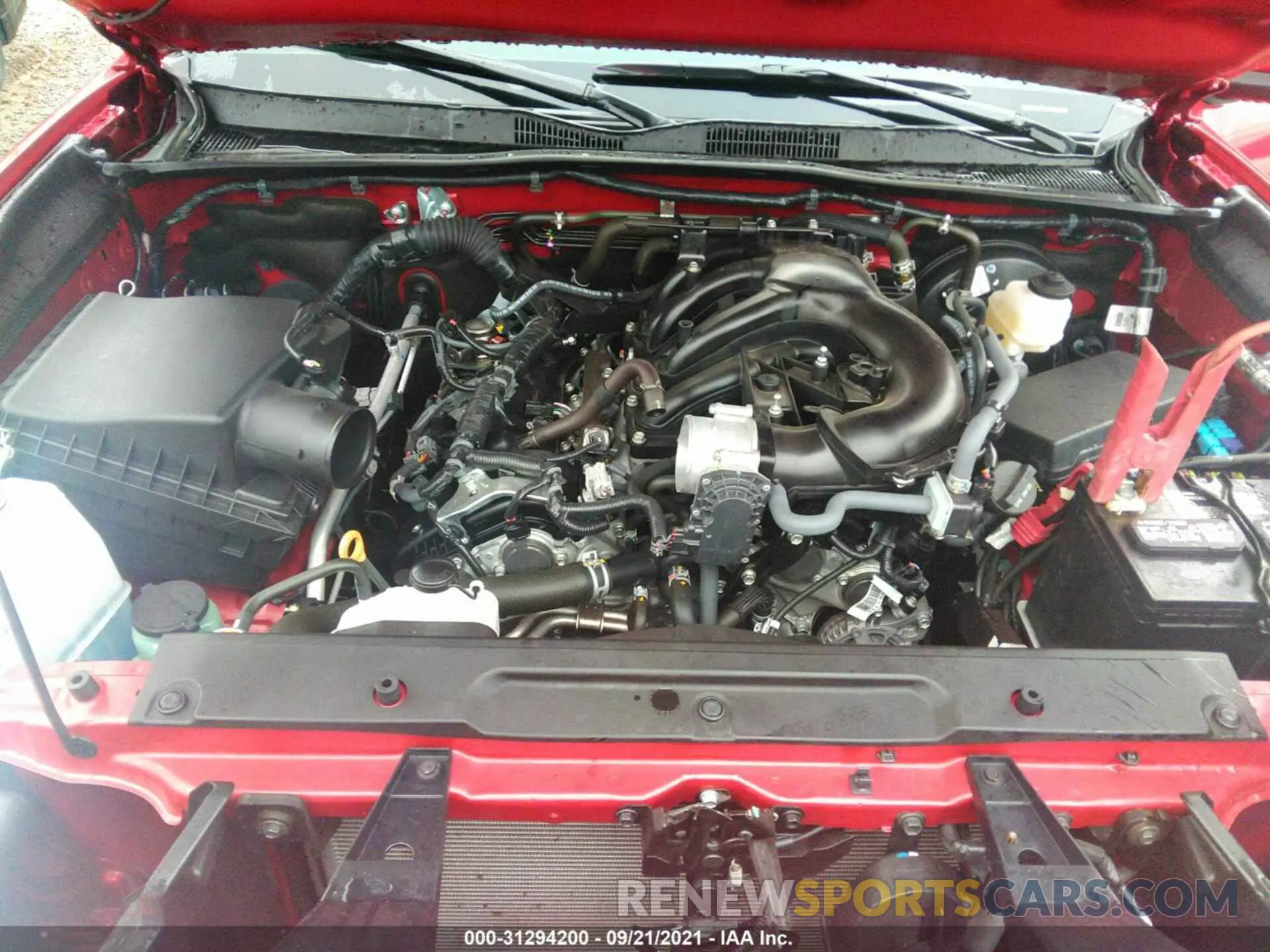 10 fotografías del automóvil dañado 5TFCZ5AN3LX239094 TOYOTA TACOMA 4WD 2020