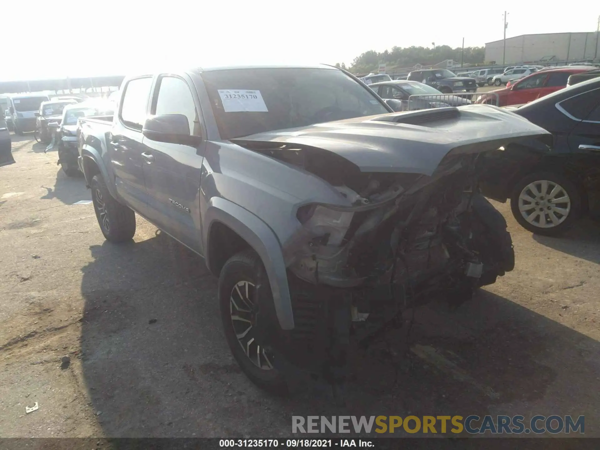 1 fotografías del automóvil dañado 5TFCZ5AN9LX234921 TOYOTA TACOMA 4WD 2020