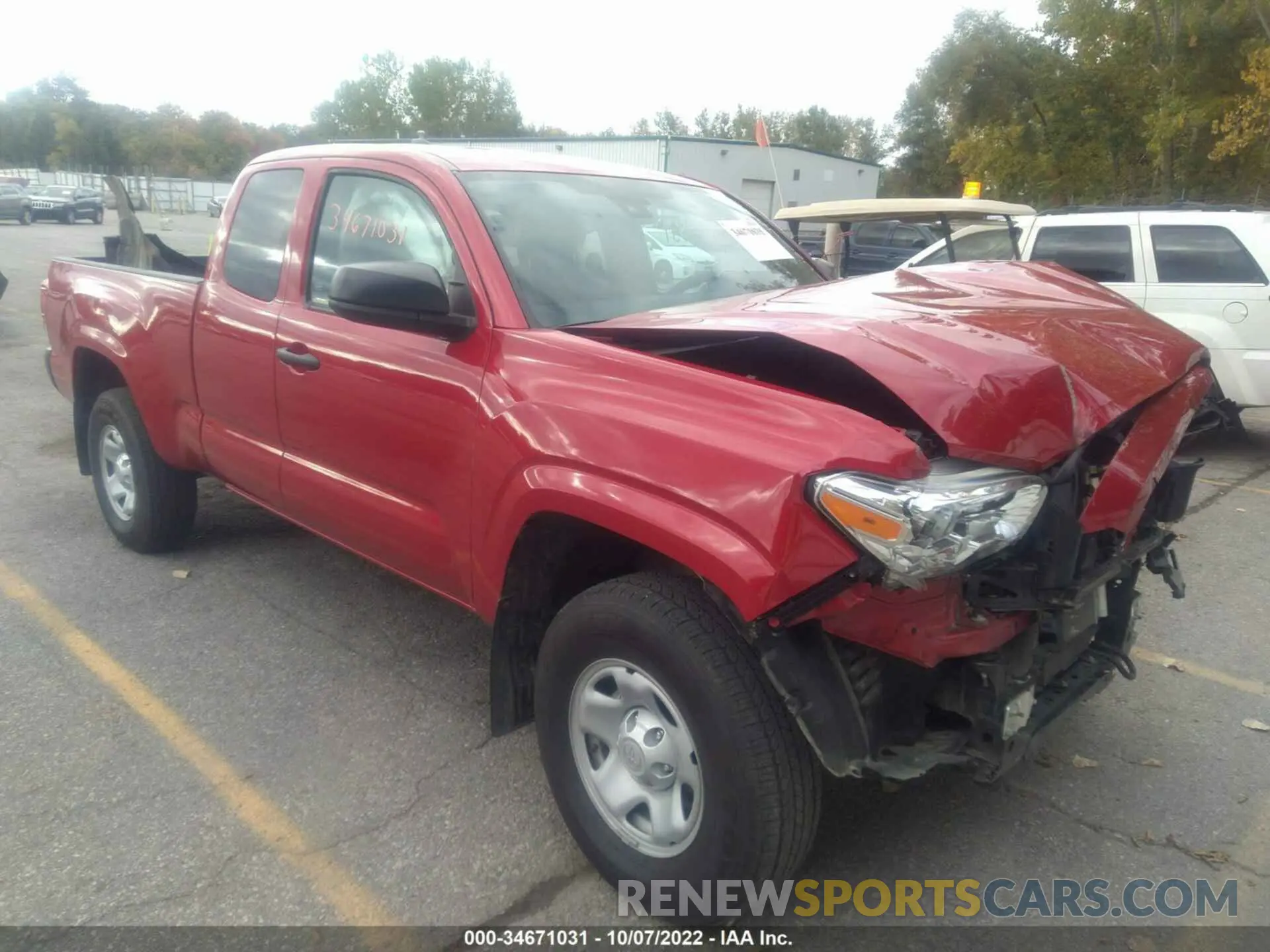 1 fotografías del automóvil dañado 5TFSX5EN8LX072243 TOYOTA TACOMA 4WD 2020
