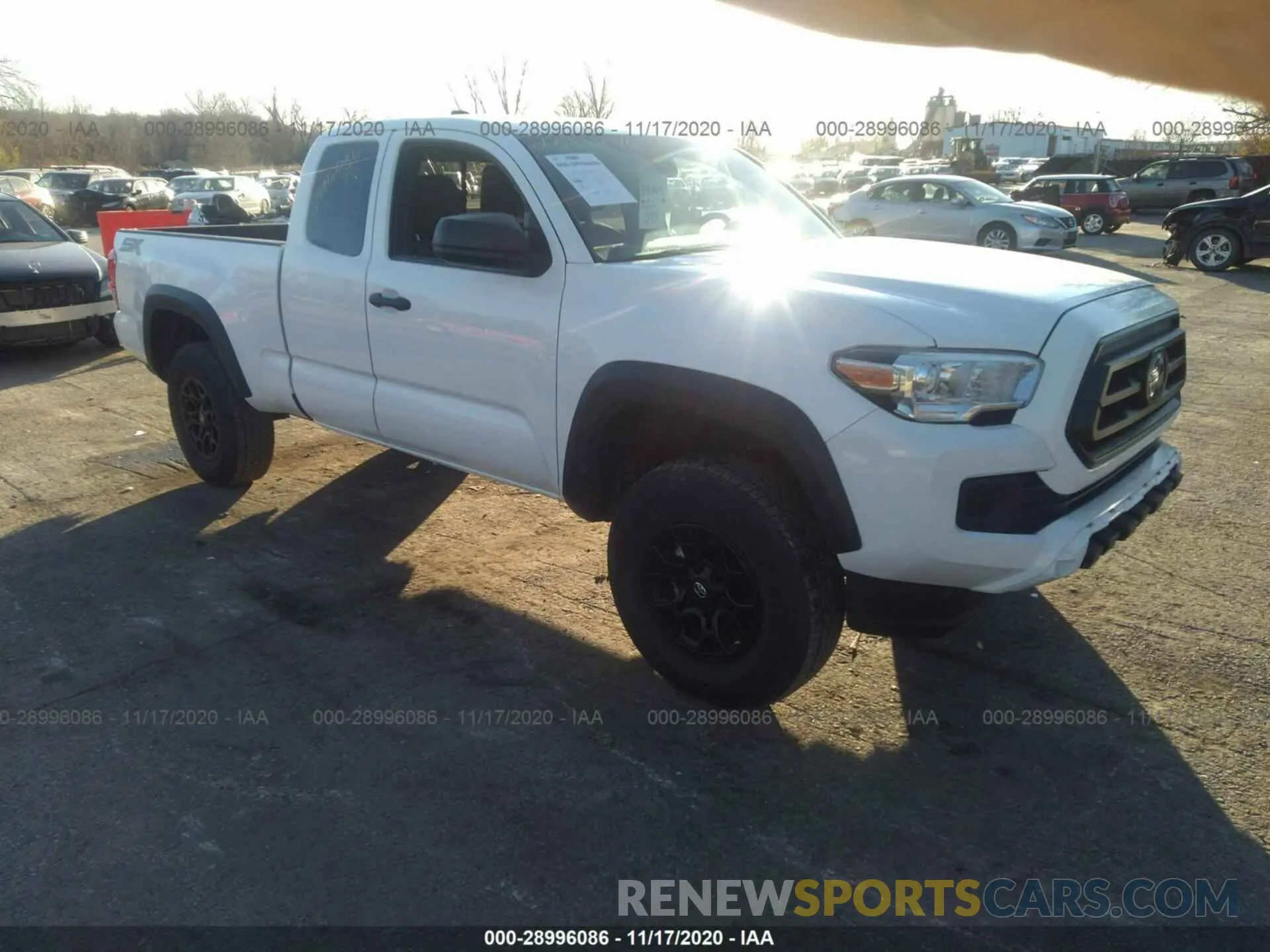 1 fotografías del automóvil dañado 5TFSZ5AN5LX212393 TOYOTA TACOMA 4WD 2020