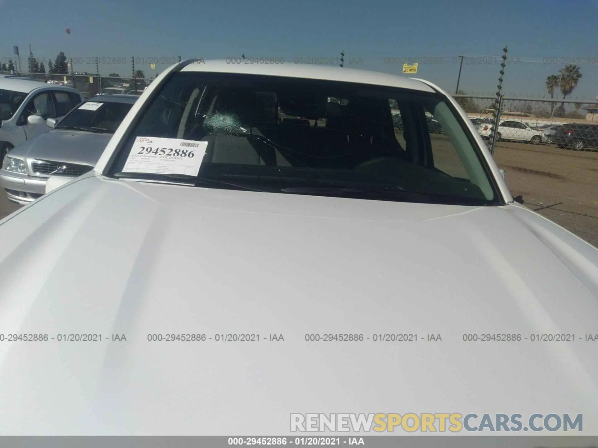 6 fotografías del automóvil dañado 3TMCZ5AN0MM384942 TOYOTA TACOMA 4WD 2021