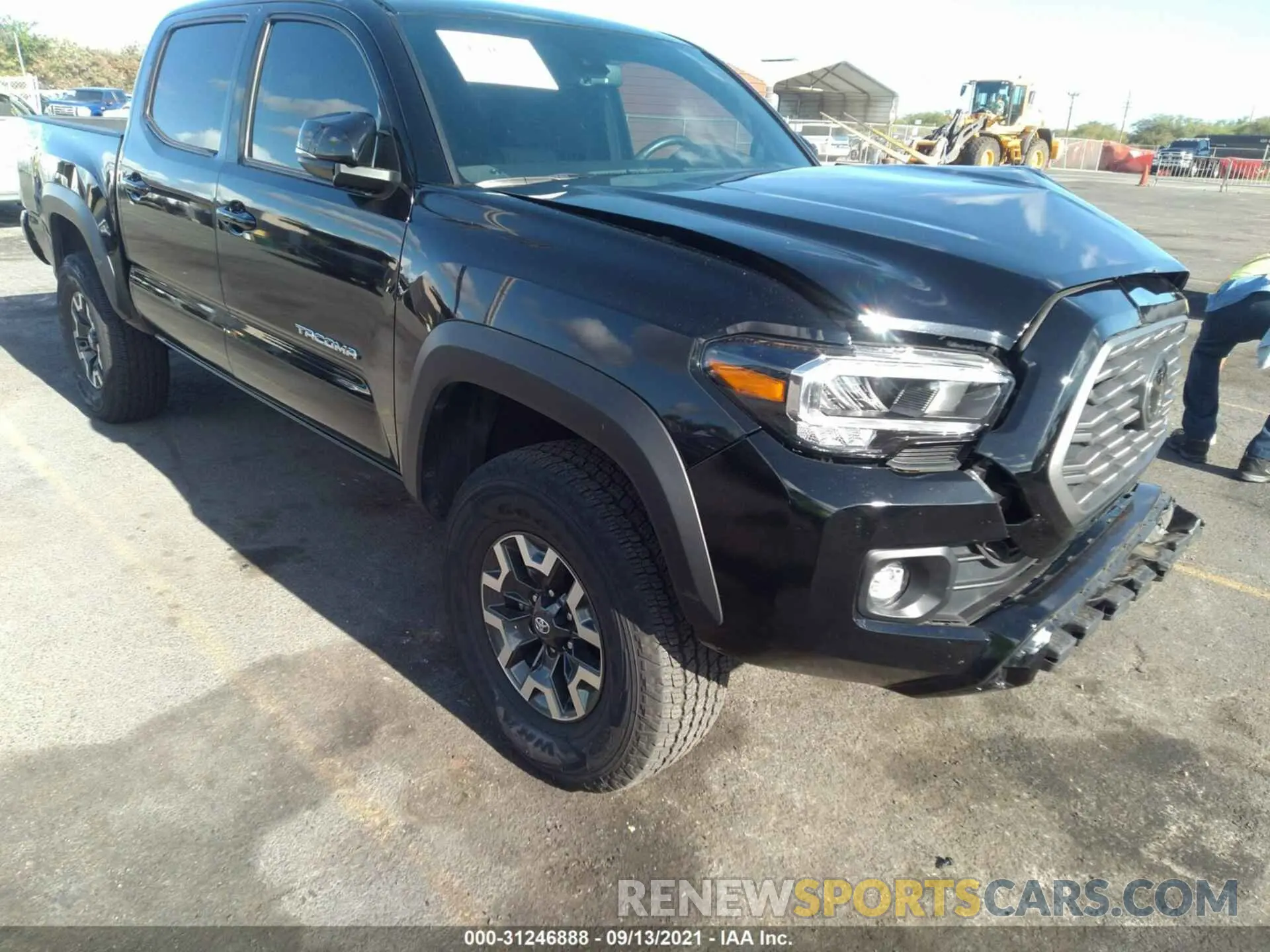 1 fotografías del automóvil dañado 3TMCZ5AN0MM408706 TOYOTA TACOMA 4WD 2021