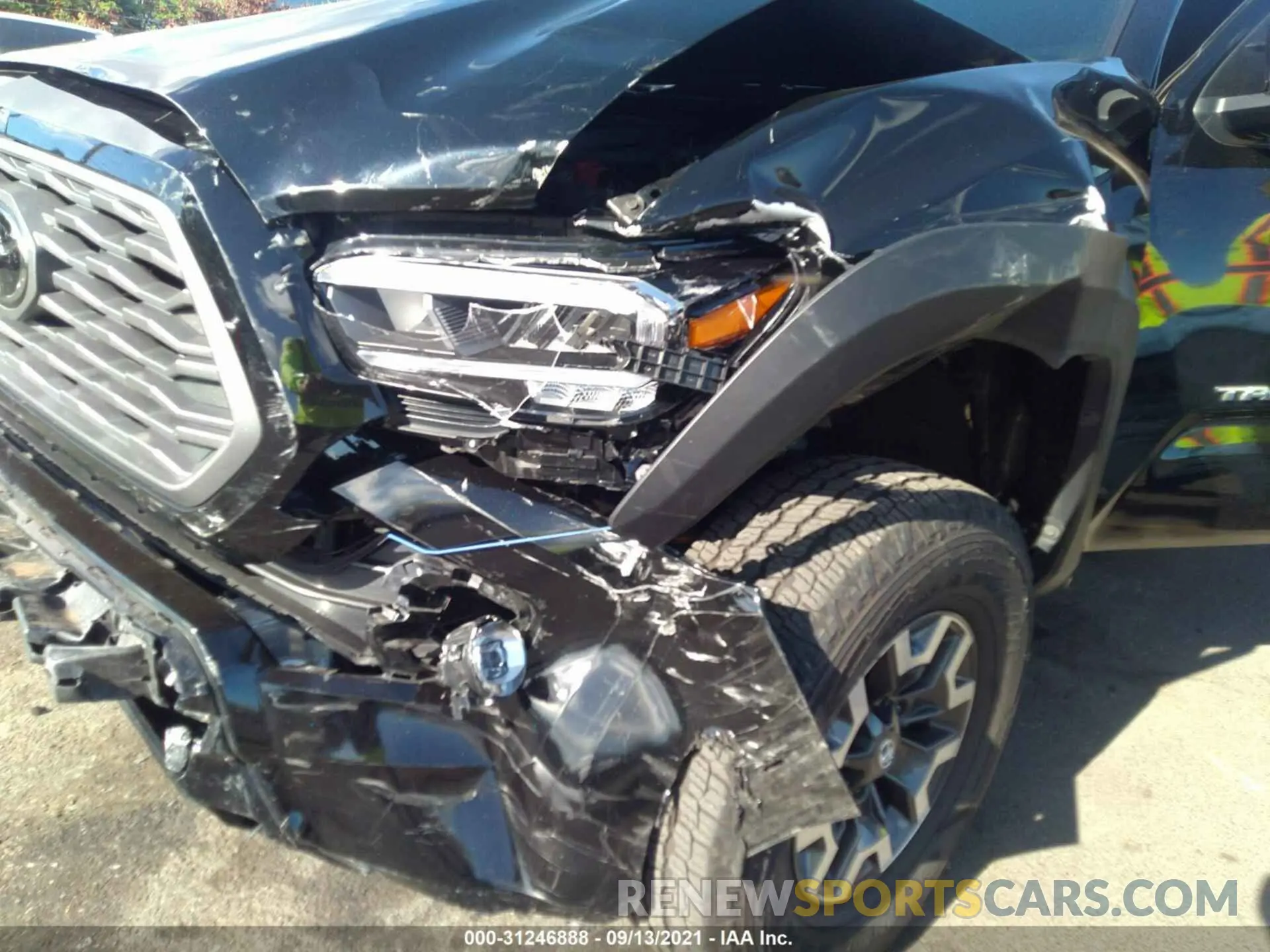 6 fotografías del automóvil dañado 3TMCZ5AN0MM408706 TOYOTA TACOMA 4WD 2021