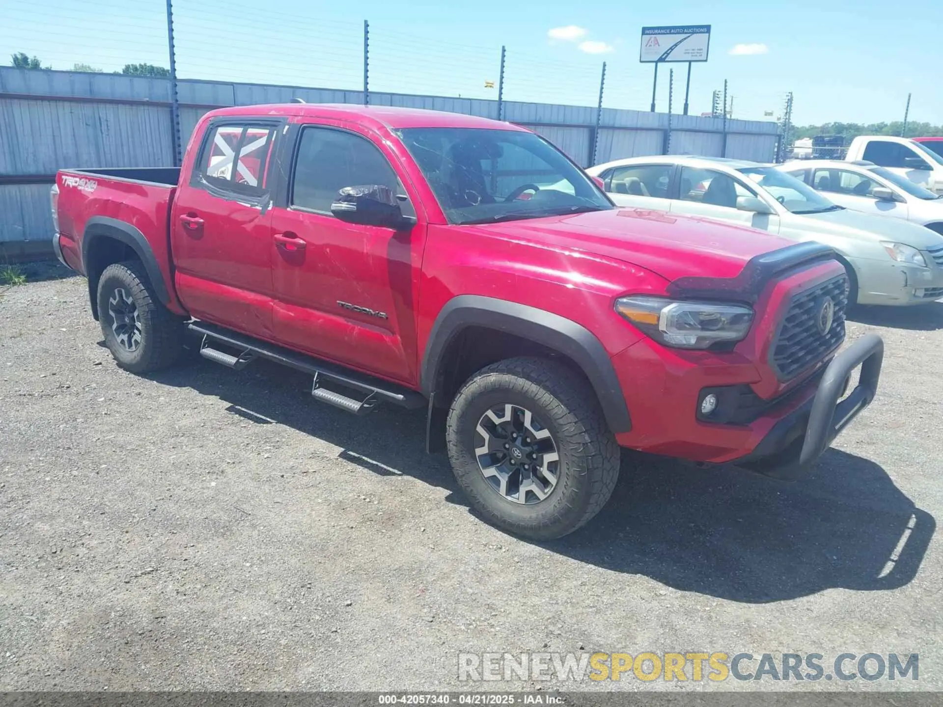 1 fotografías del automóvil dañado 3TMCZ5AN0MM450583 TOYOTA TACOMA 4WD 2021