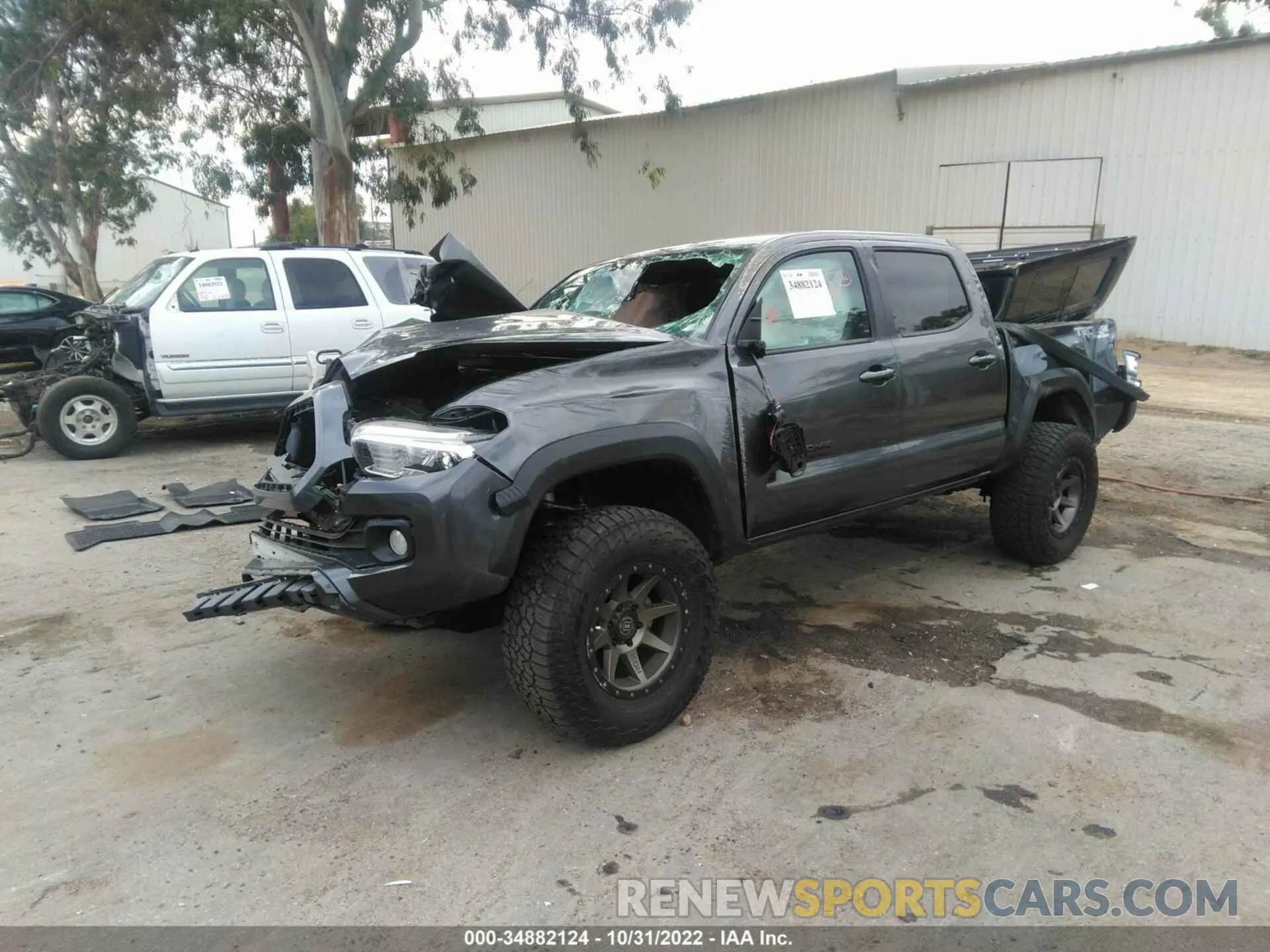 2 fotografías del automóvil dañado 3TMCZ5AN1MM409833 TOYOTA TACOMA 4WD 2021