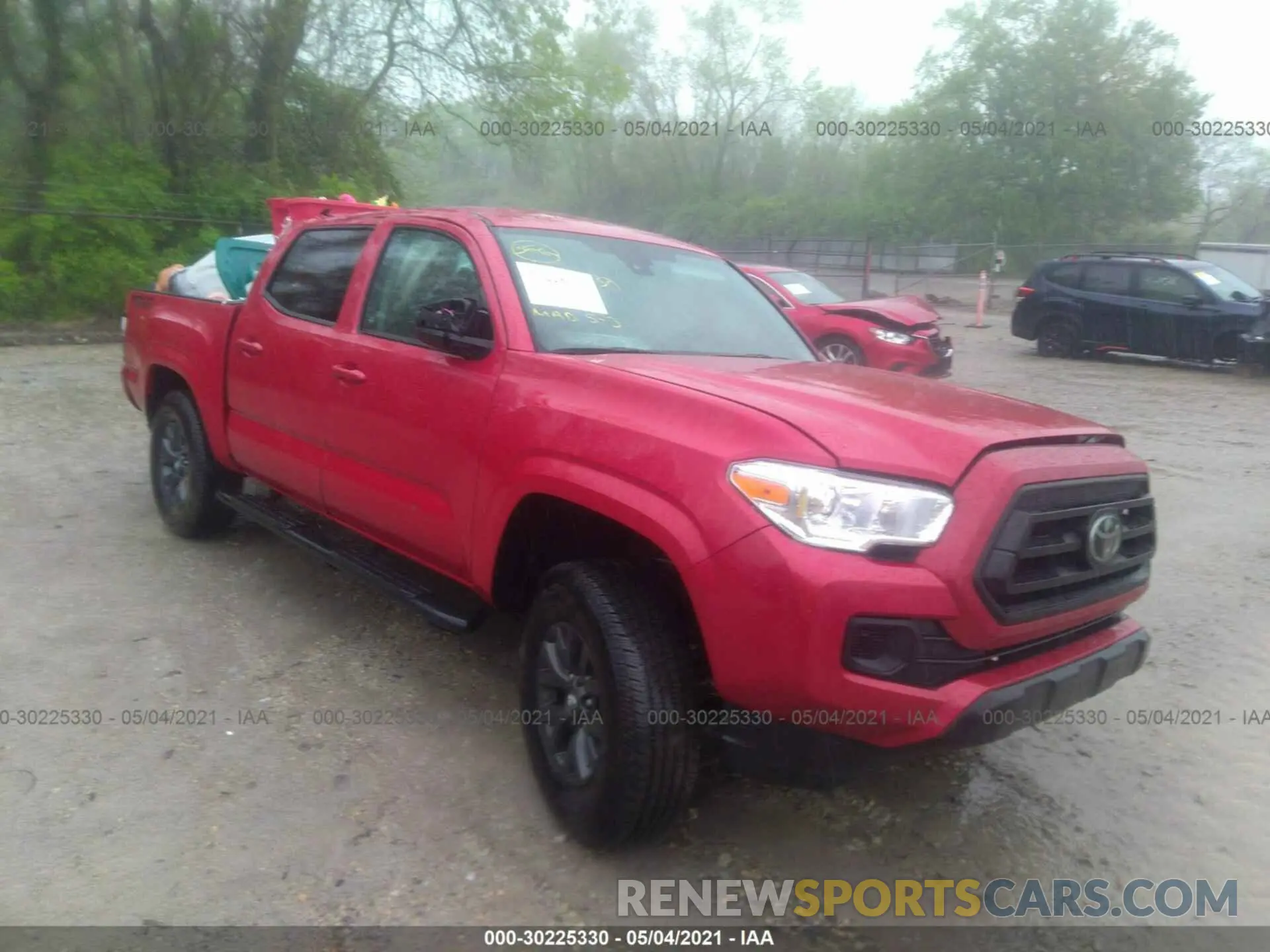 1 fotografías del automóvil dañado 3TMCZ5AN3MM396695 TOYOTA TACOMA 4WD 2021