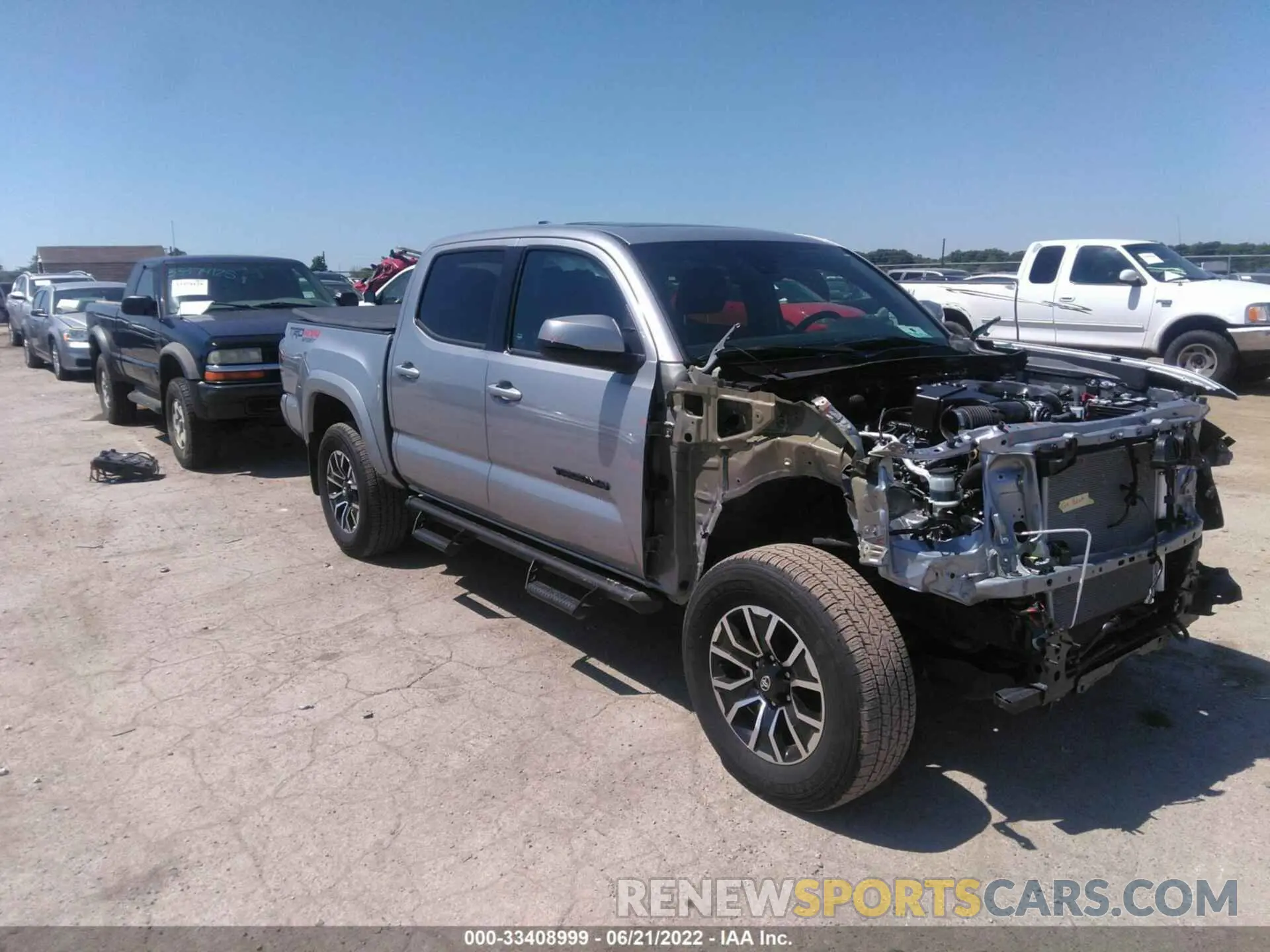 1 fotografías del automóvil dañado 3TMCZ5AN4MM371188 TOYOTA TACOMA 4WD 2021