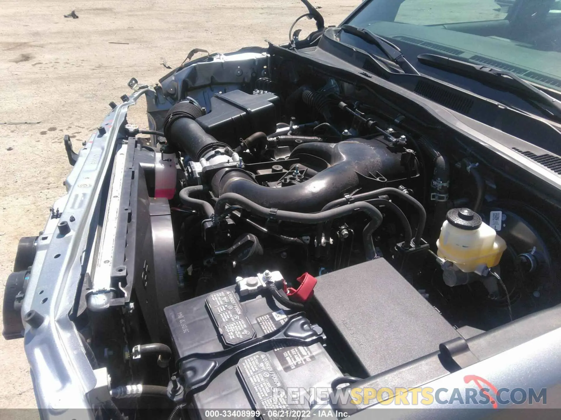 10 fotografías del automóvil dañado 3TMCZ5AN4MM371188 TOYOTA TACOMA 4WD 2021