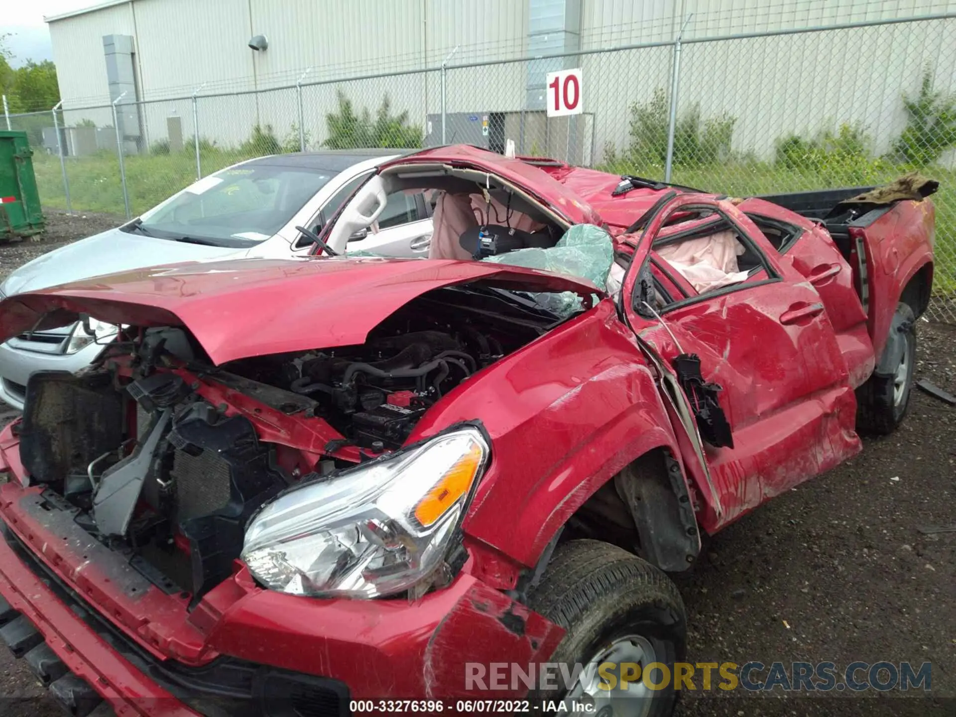 6 fotografías del automóvil dañado 3TMCZ5AN4MM407834 TOYOTA TACOMA 4WD 2021