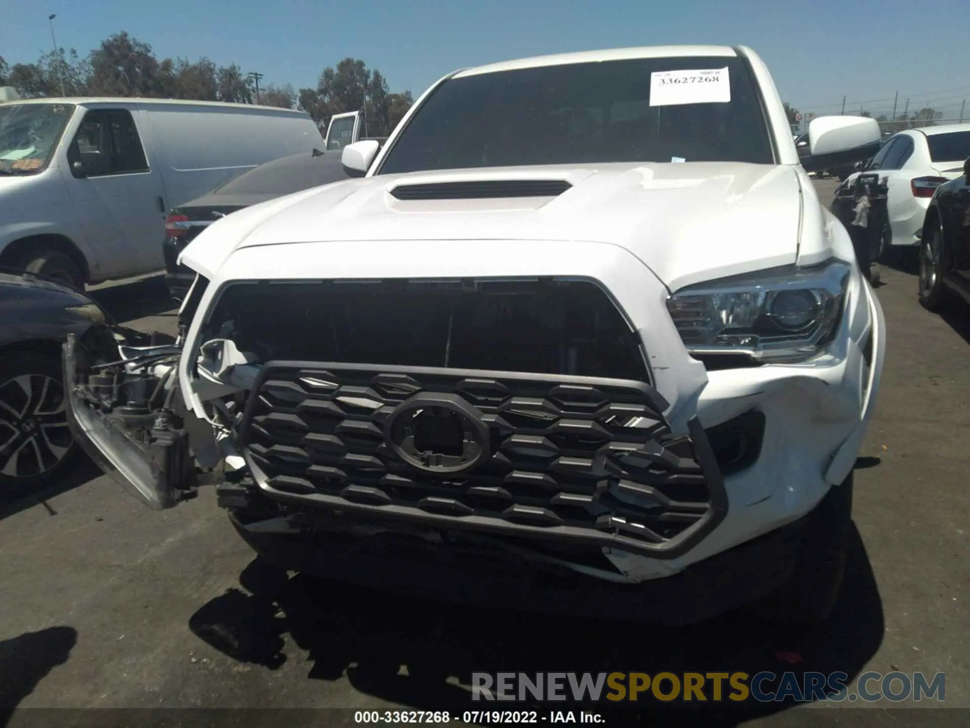 6 fotografías del automóvil dañado 3TMCZ5AN6MM399641 TOYOTA TACOMA 4WD 2021