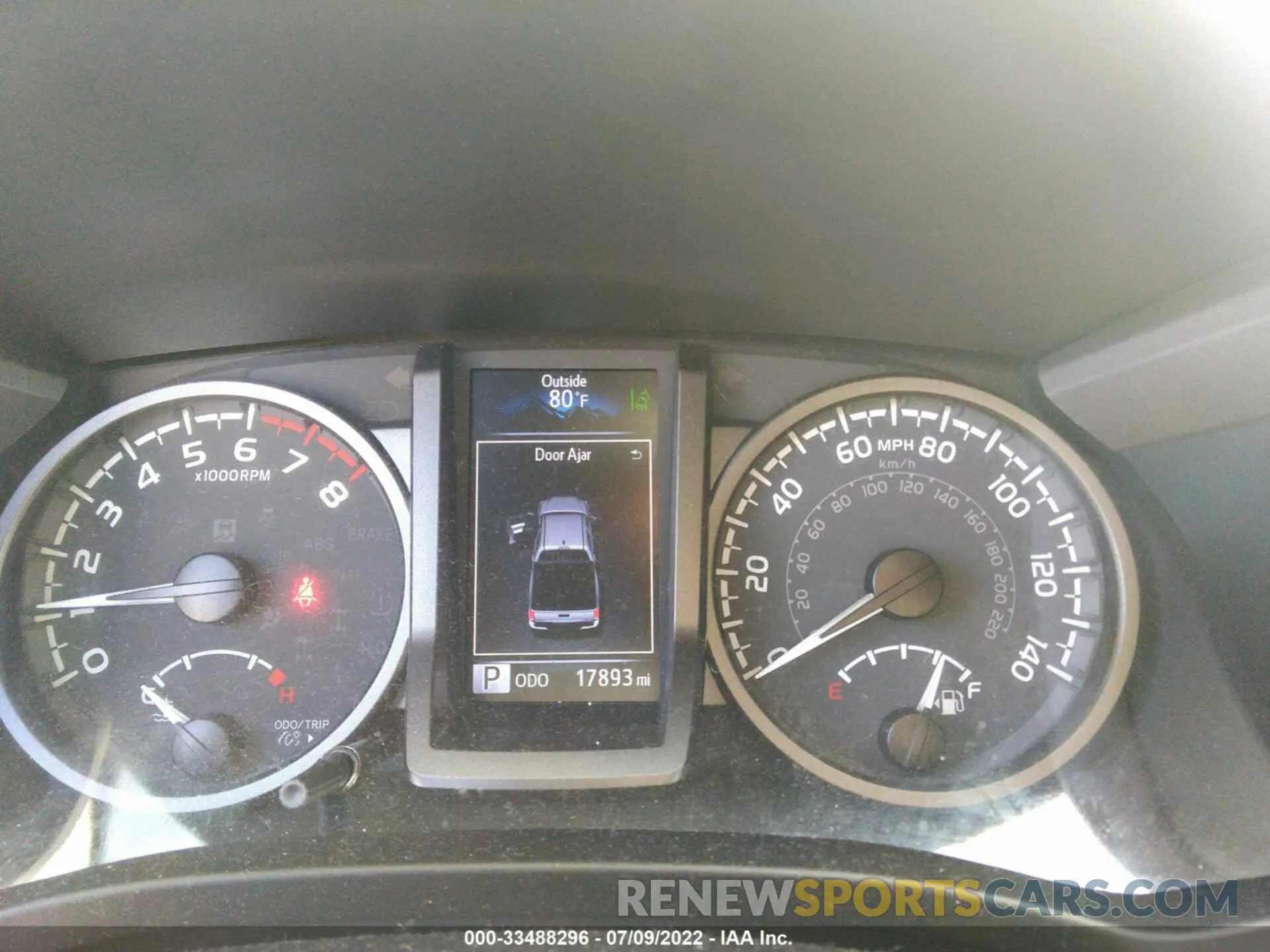 7 fotografías del automóvil dañado 3TMCZ5AN6MM402800 TOYOTA TACOMA 4WD 2021
