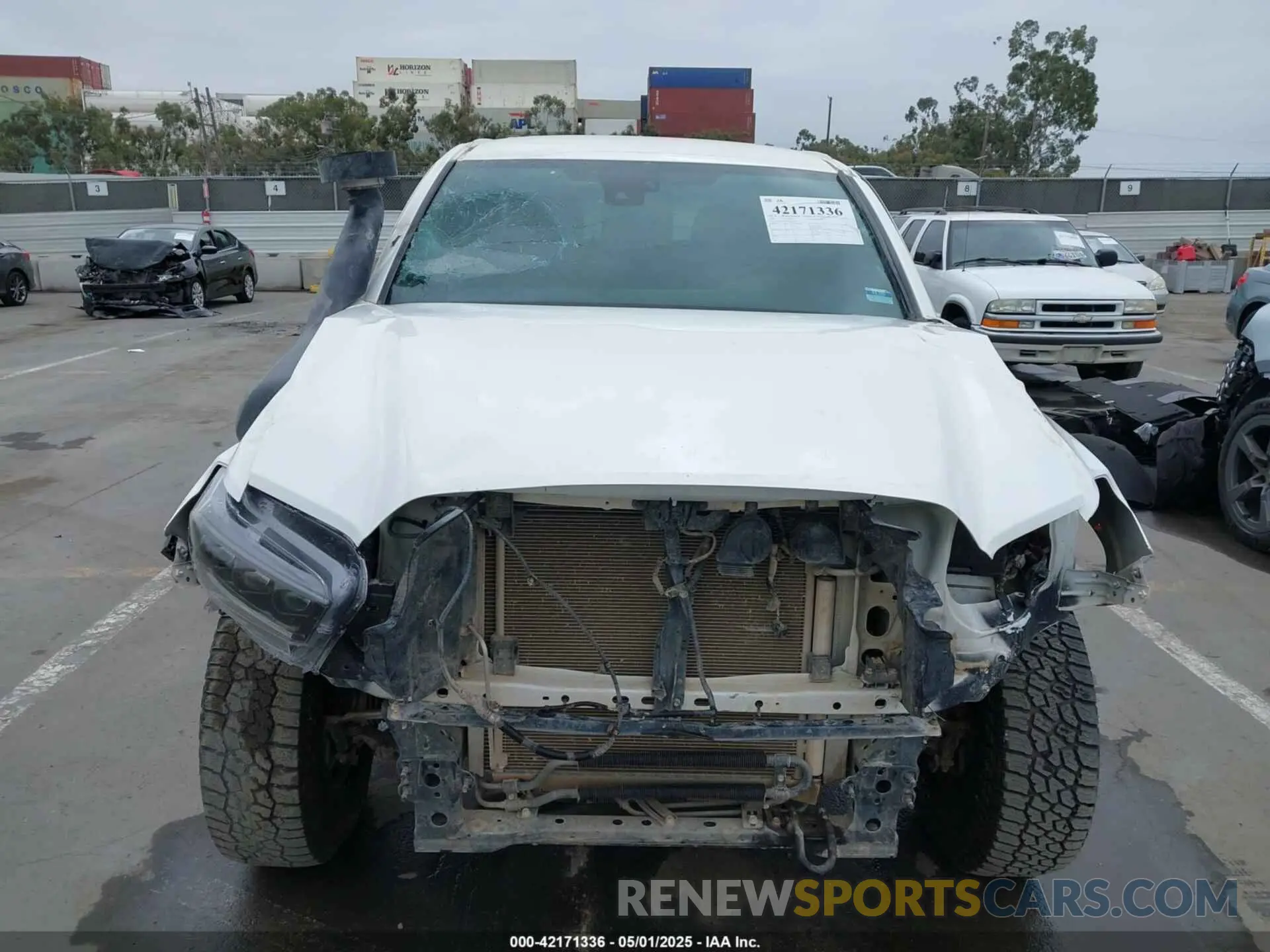 13 fotografías del automóvil dañado 3TMCZ5AN6MM417278 TOYOTA TACOMA 4WD 2021