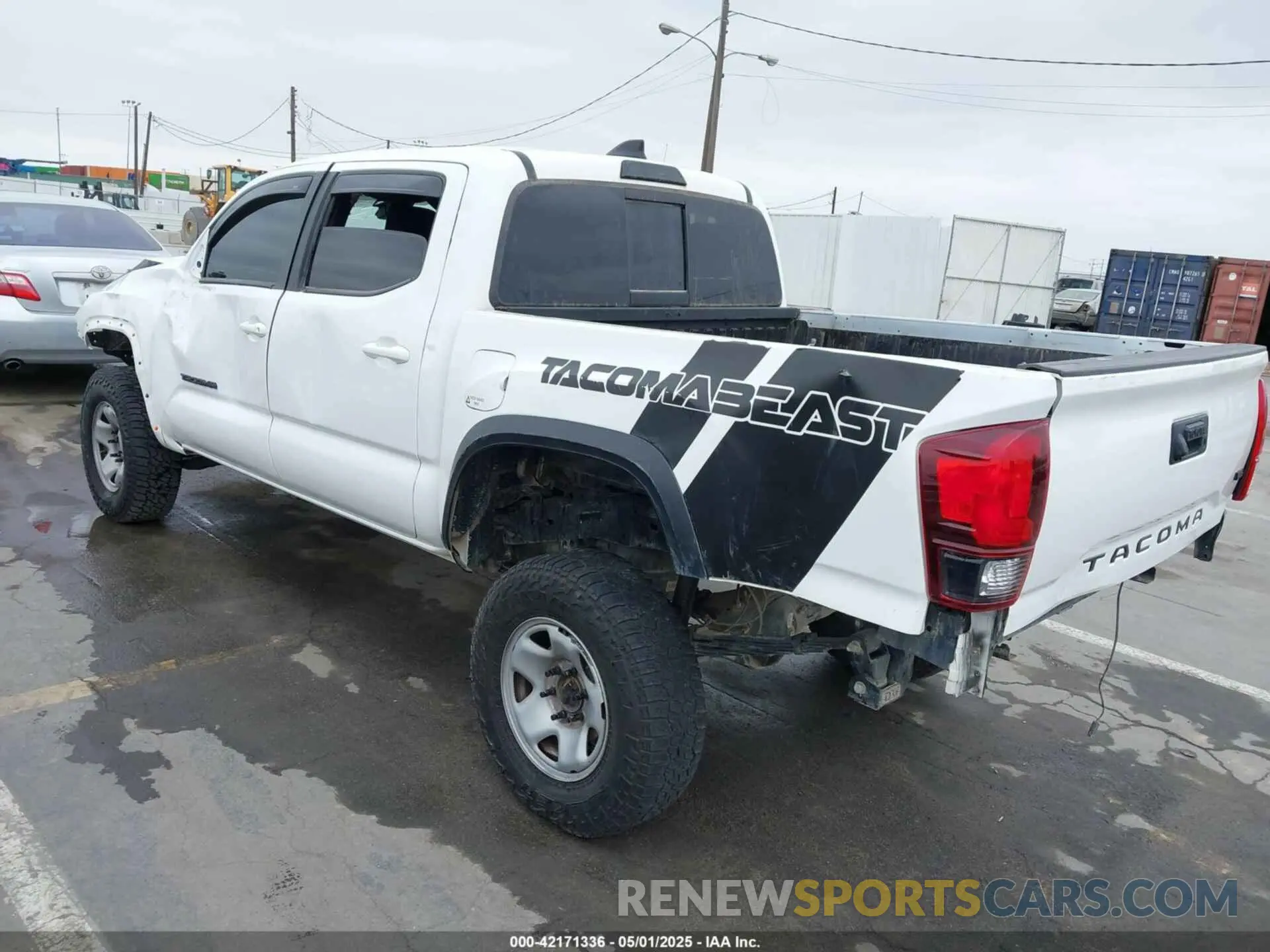 3 fotografías del automóvil dañado 3TMCZ5AN6MM417278 TOYOTA TACOMA 4WD 2021