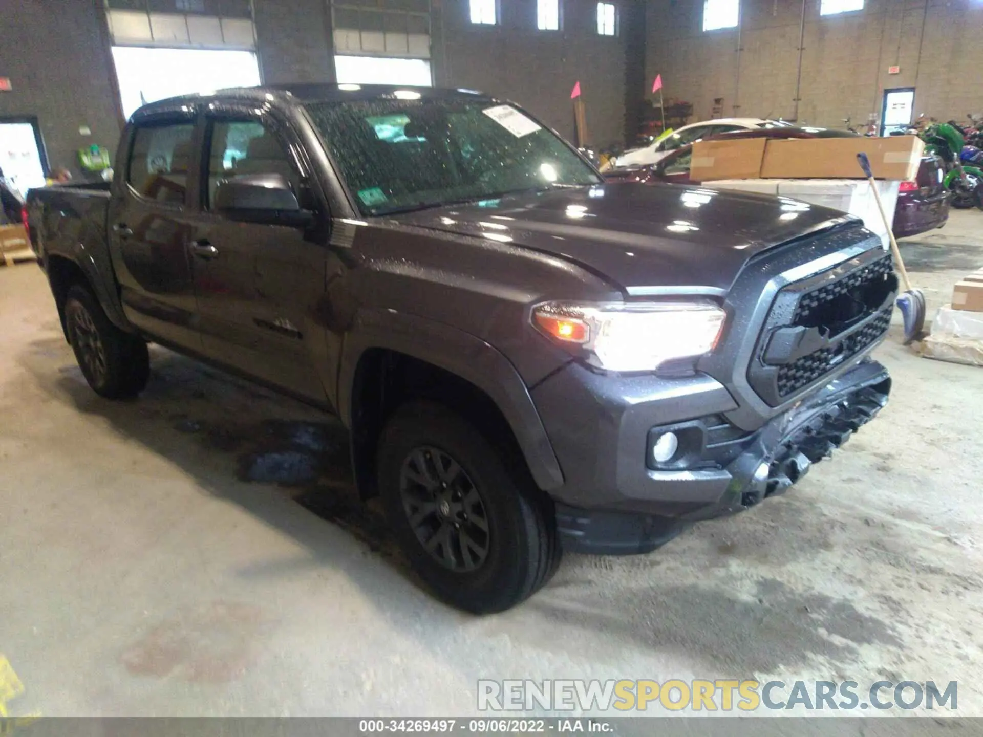 1 fotografías del automóvil dañado 3TMCZ5AN7MM422232 TOYOTA TACOMA 4WD 2021