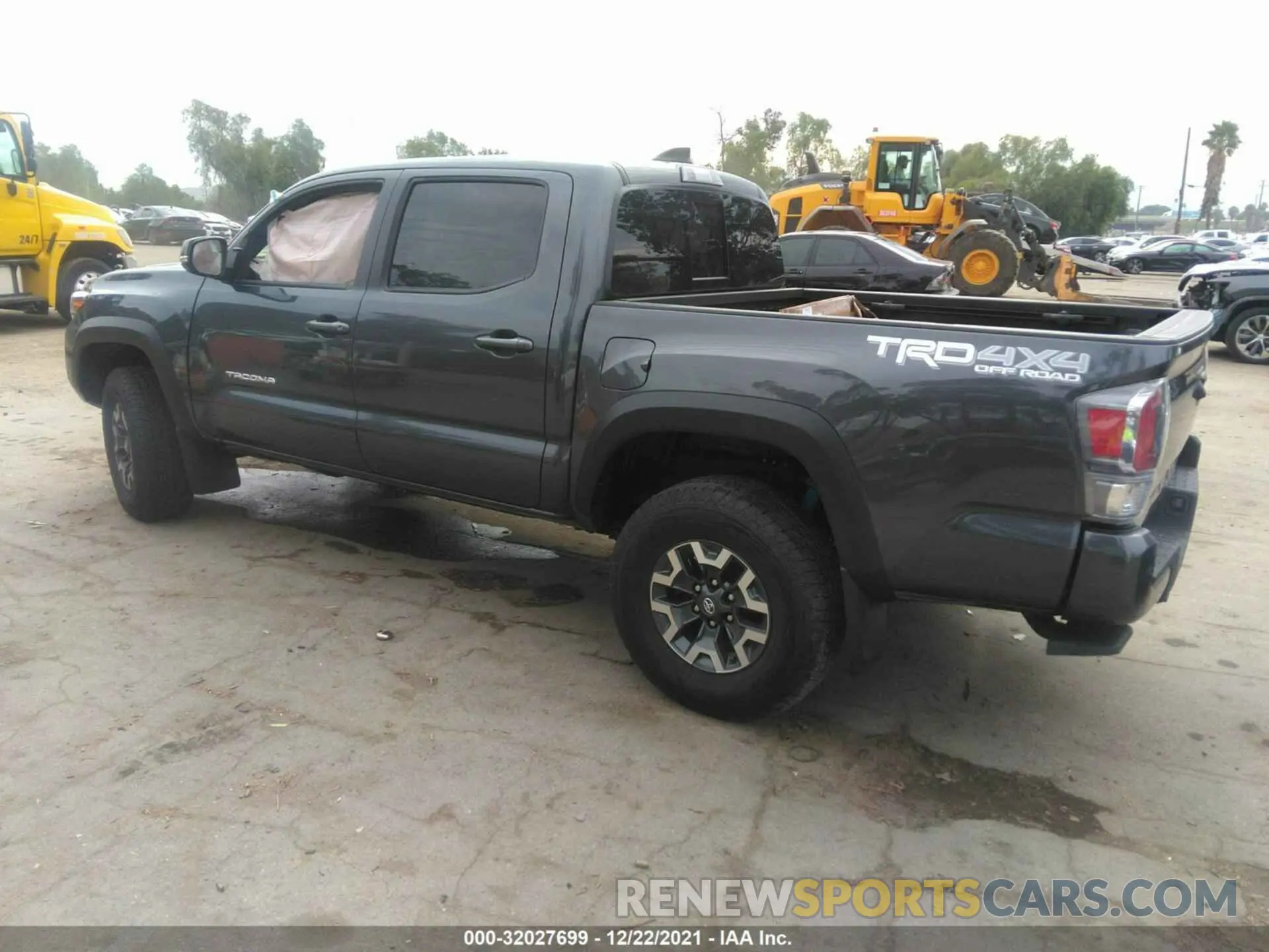 3 fotografías del automóvil dañado 3TMCZ5AN7MM444912 TOYOTA TACOMA 4WD 2021