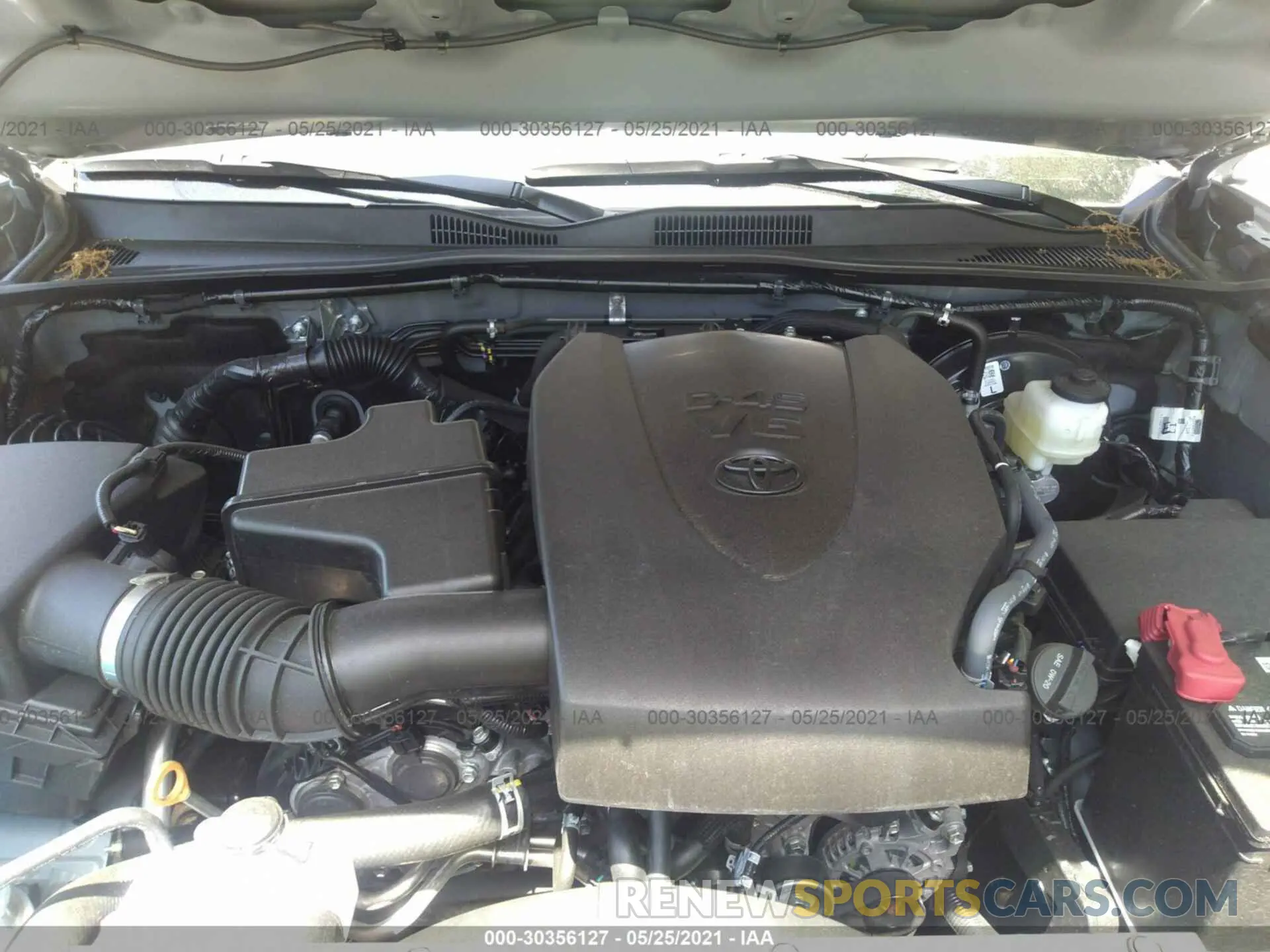 10 fotografías del automóvil dañado 3TMCZ5ANXMM372085 TOYOTA TACOMA 4WD 2021