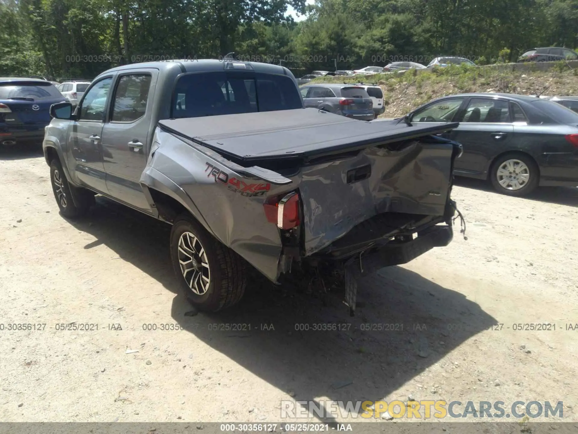 6 fotografías del automóvil dañado 3TMCZ5ANXMM372085 TOYOTA TACOMA 4WD 2021