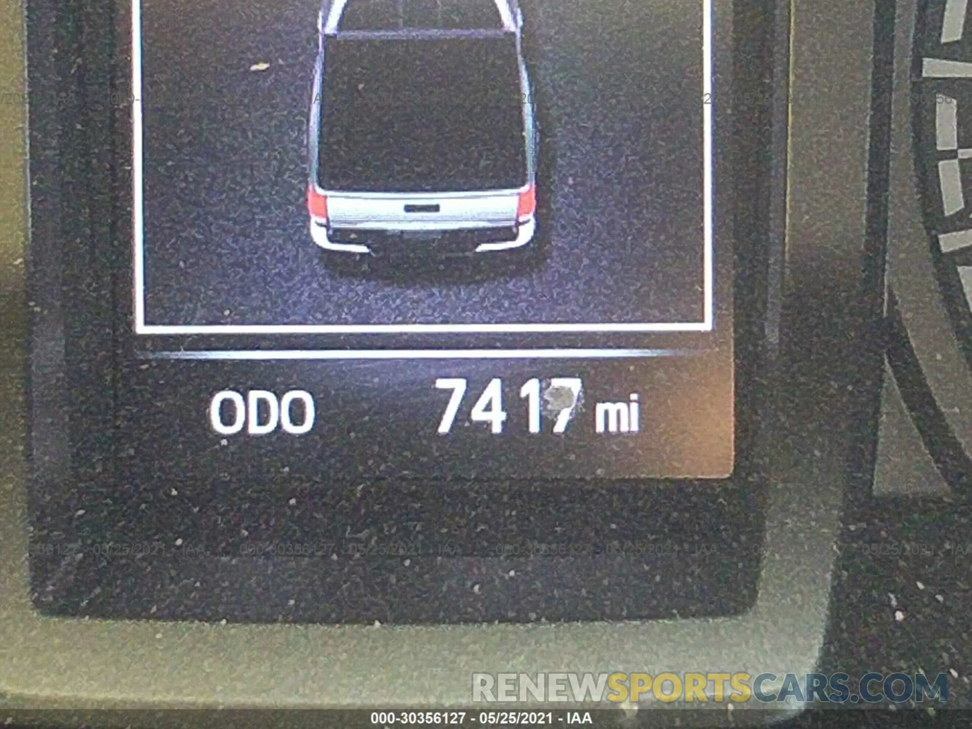 7 fotografías del automóvil dañado 3TMCZ5ANXMM372085 TOYOTA TACOMA 4WD 2021