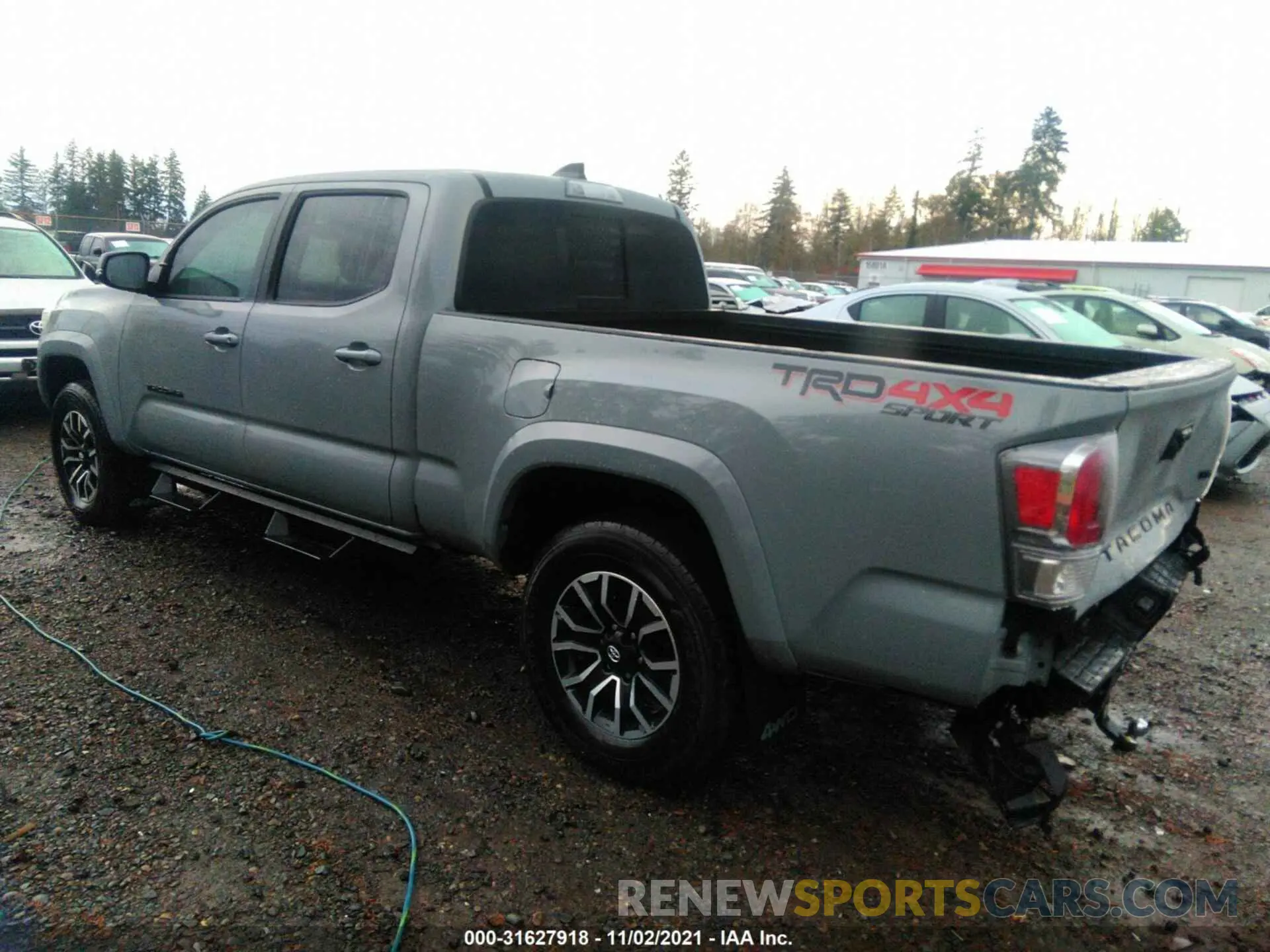 3 fotografías del automóvil dañado 3TMDZ5BN4MM116057 TOYOTA TACOMA 4WD 2021