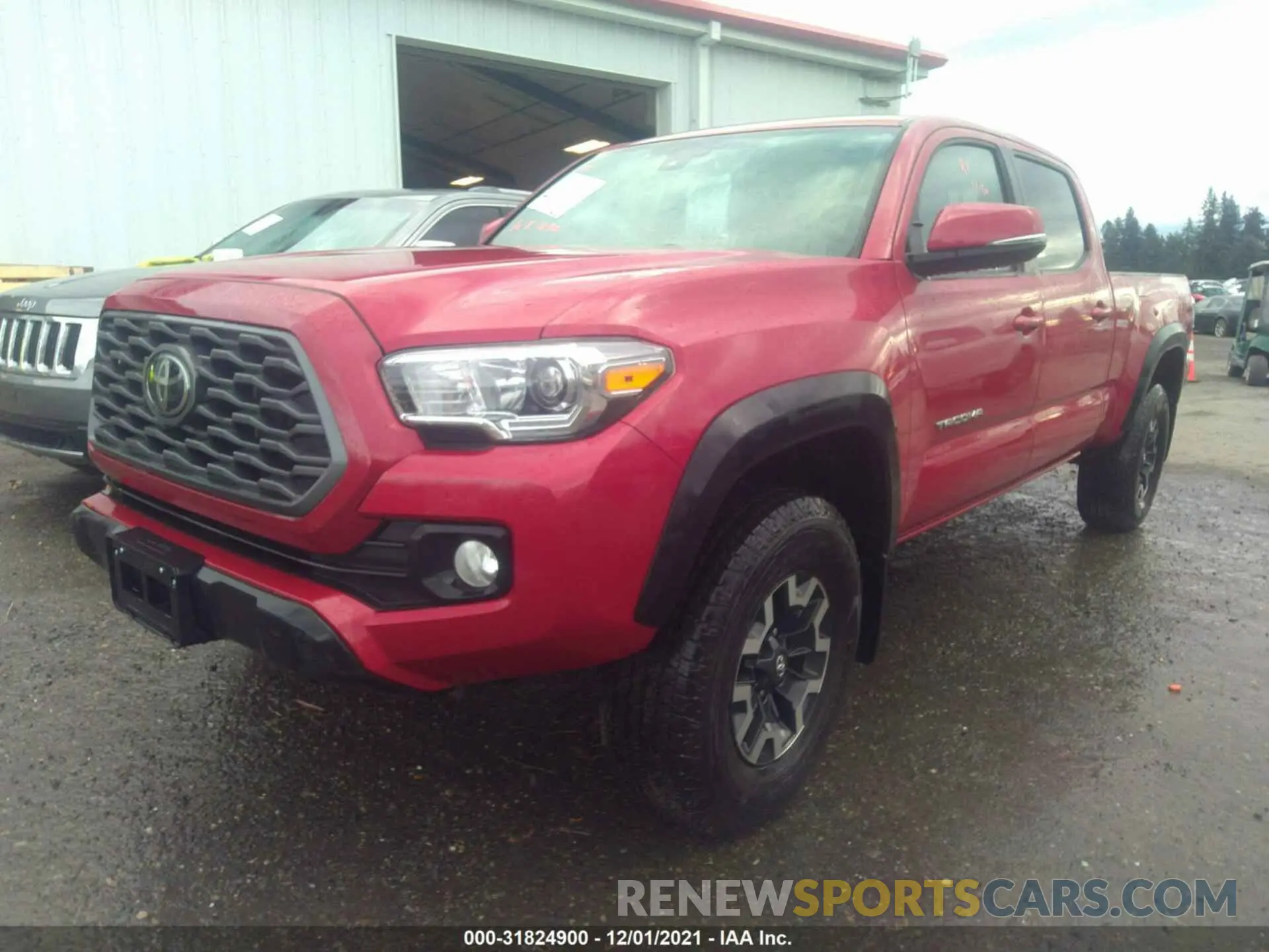 2 fotografías del automóvil dañado 3TMDZ5BN5MM100188 TOYOTA TACOMA 4WD 2021