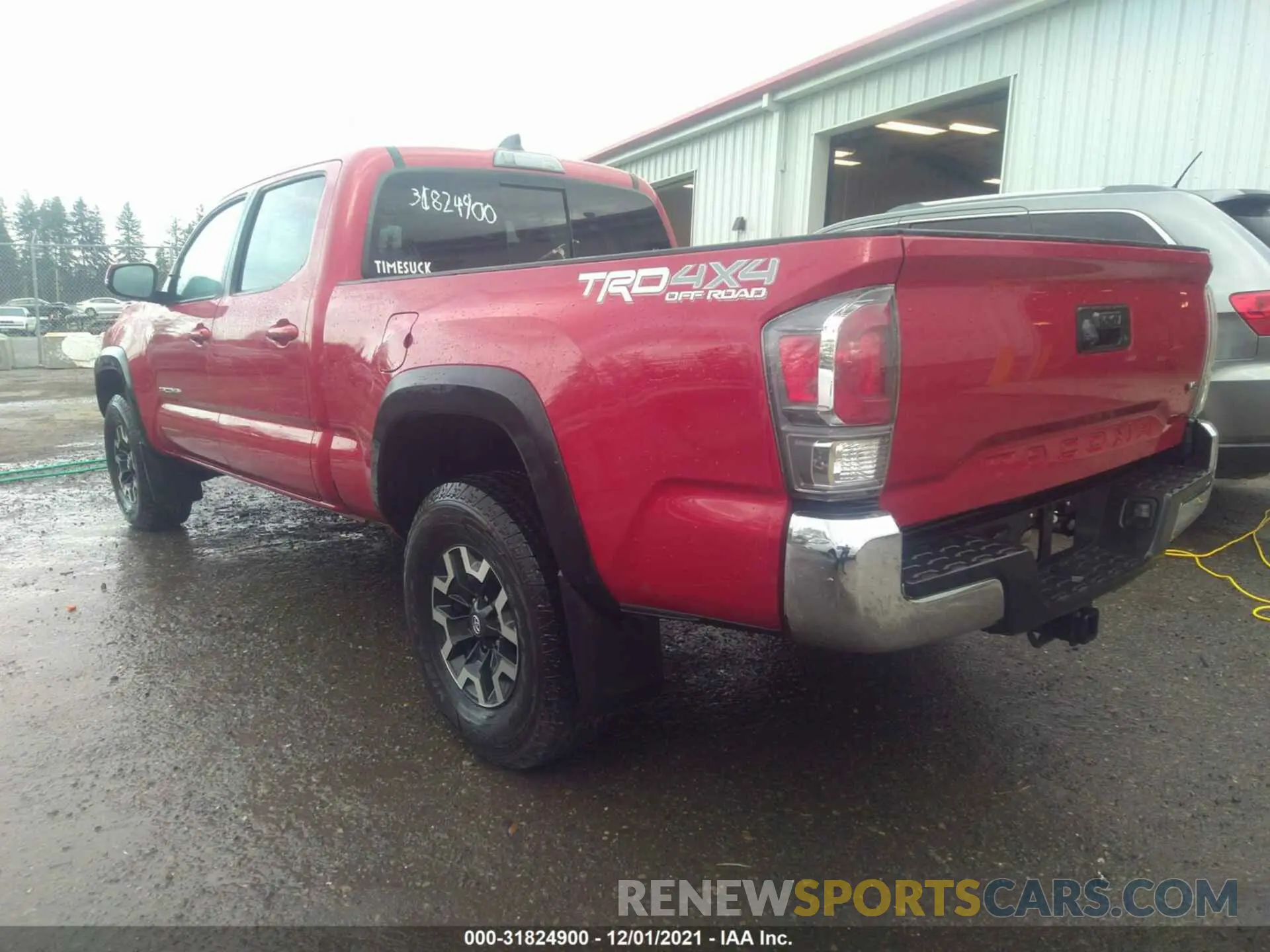 3 fotografías del automóvil dañado 3TMDZ5BN5MM100188 TOYOTA TACOMA 4WD 2021