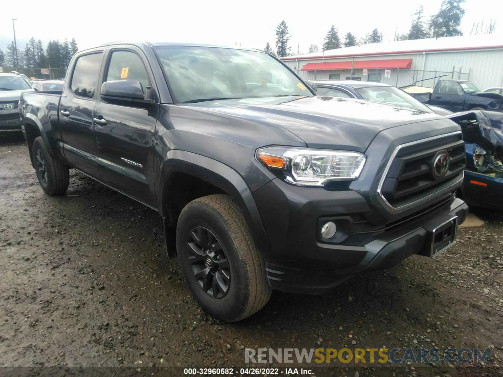 1 fotografías del automóvil dañado 3TMDZ5BNXMM117472 TOYOTA TACOMA 4WD 2021