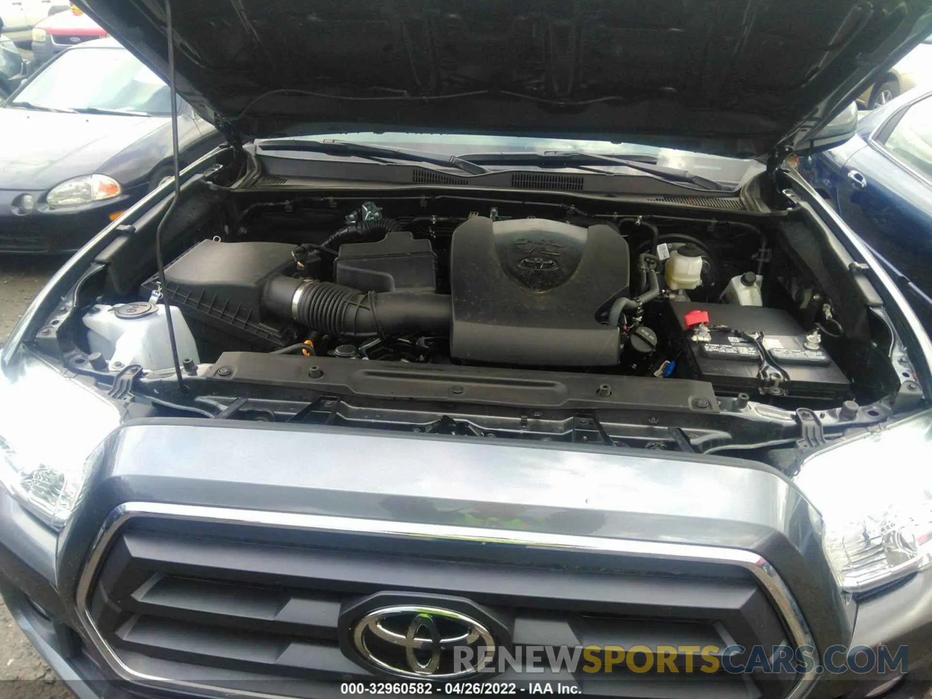 10 fotografías del automóvil dañado 3TMDZ5BNXMM117472 TOYOTA TACOMA 4WD 2021