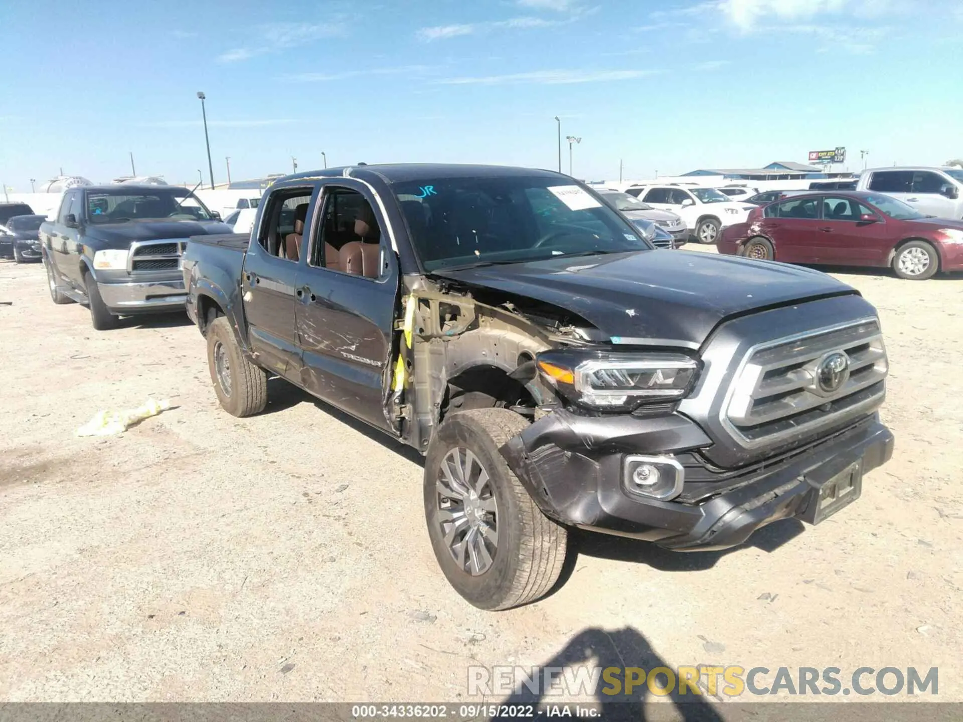 6 fotografías del automóvil dañado 3TMGZ5AN8MM388822 TOYOTA TACOMA 4WD 2021