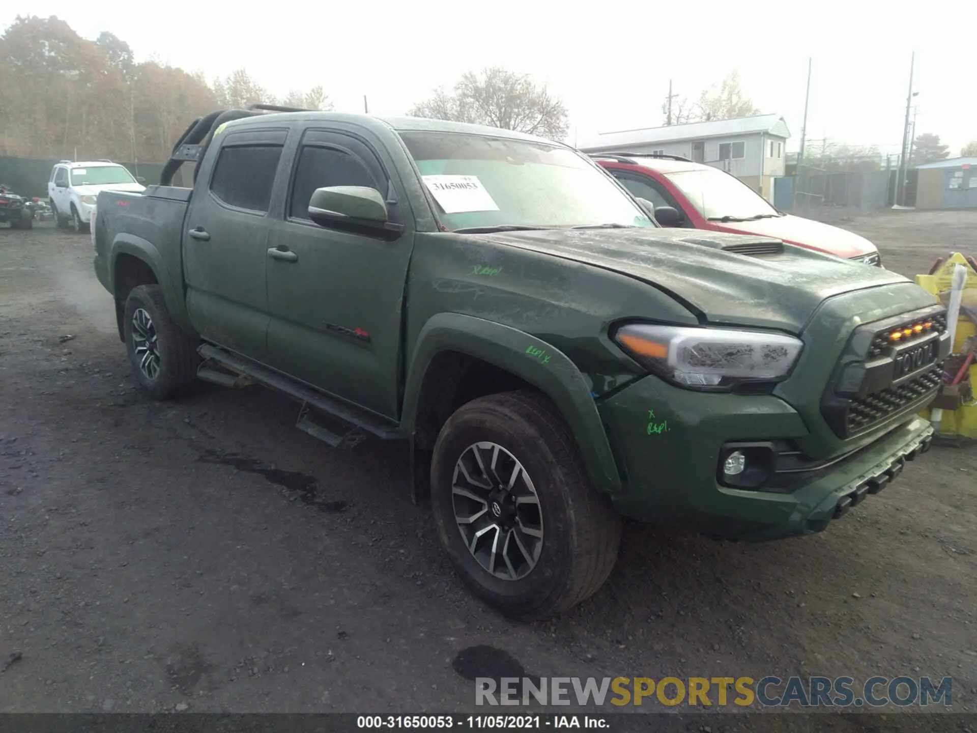 1 fotografías del automóvil dañado 3TYCZ5AN0MT015695 TOYOTA TACOMA 4WD 2021