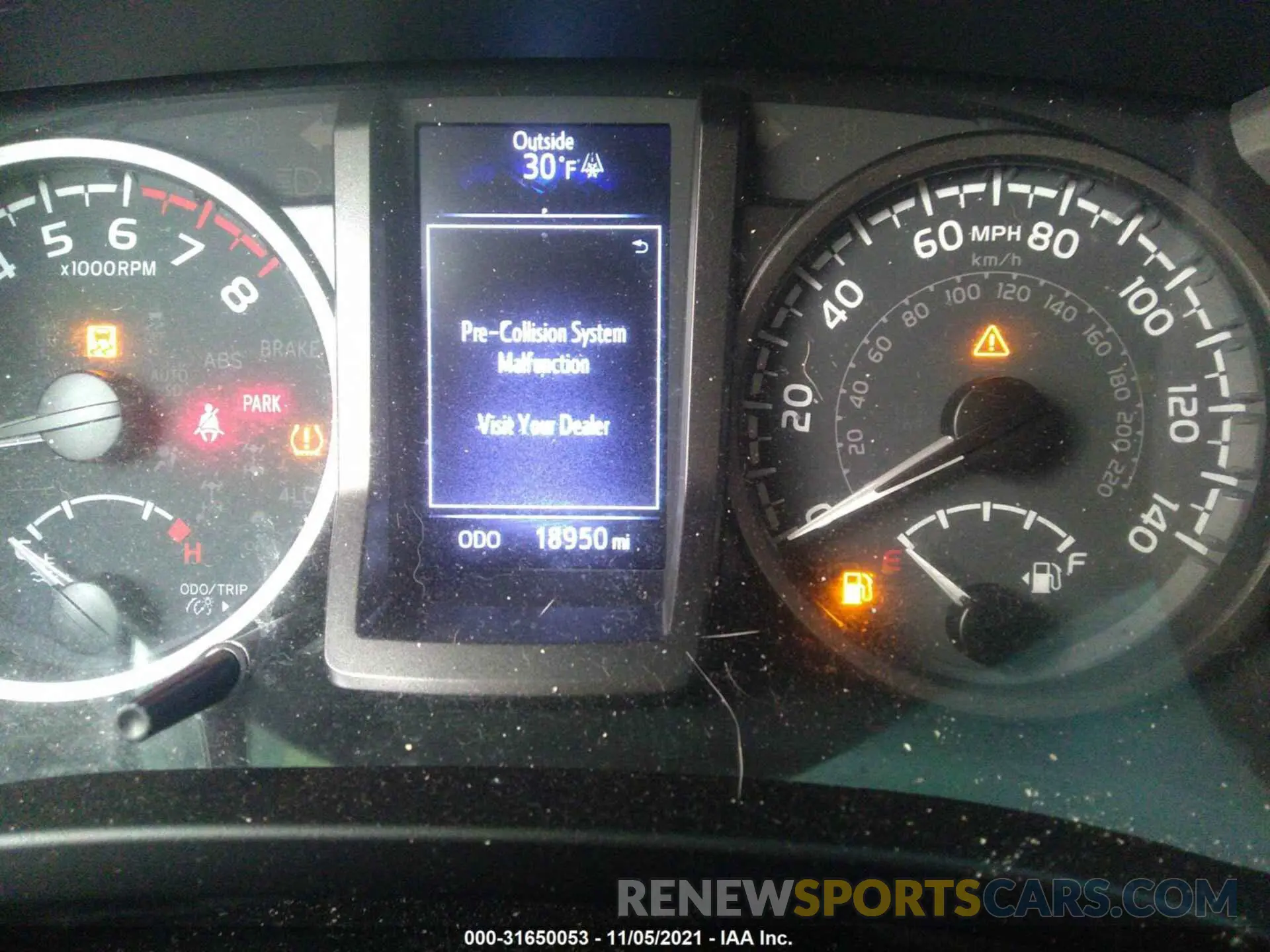 7 fotografías del automóvil dañado 3TYCZ5AN0MT015695 TOYOTA TACOMA 4WD 2021