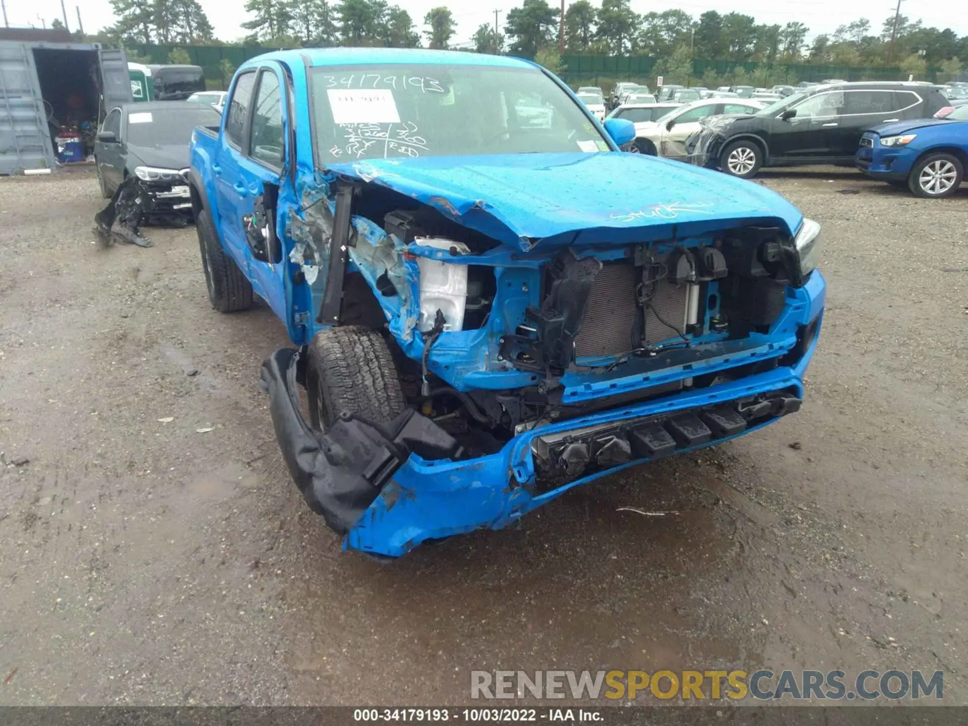 6 fotografías del automóvil dañado 3TYCZ5AN1MT020985 TOYOTA TACOMA 4WD 2021