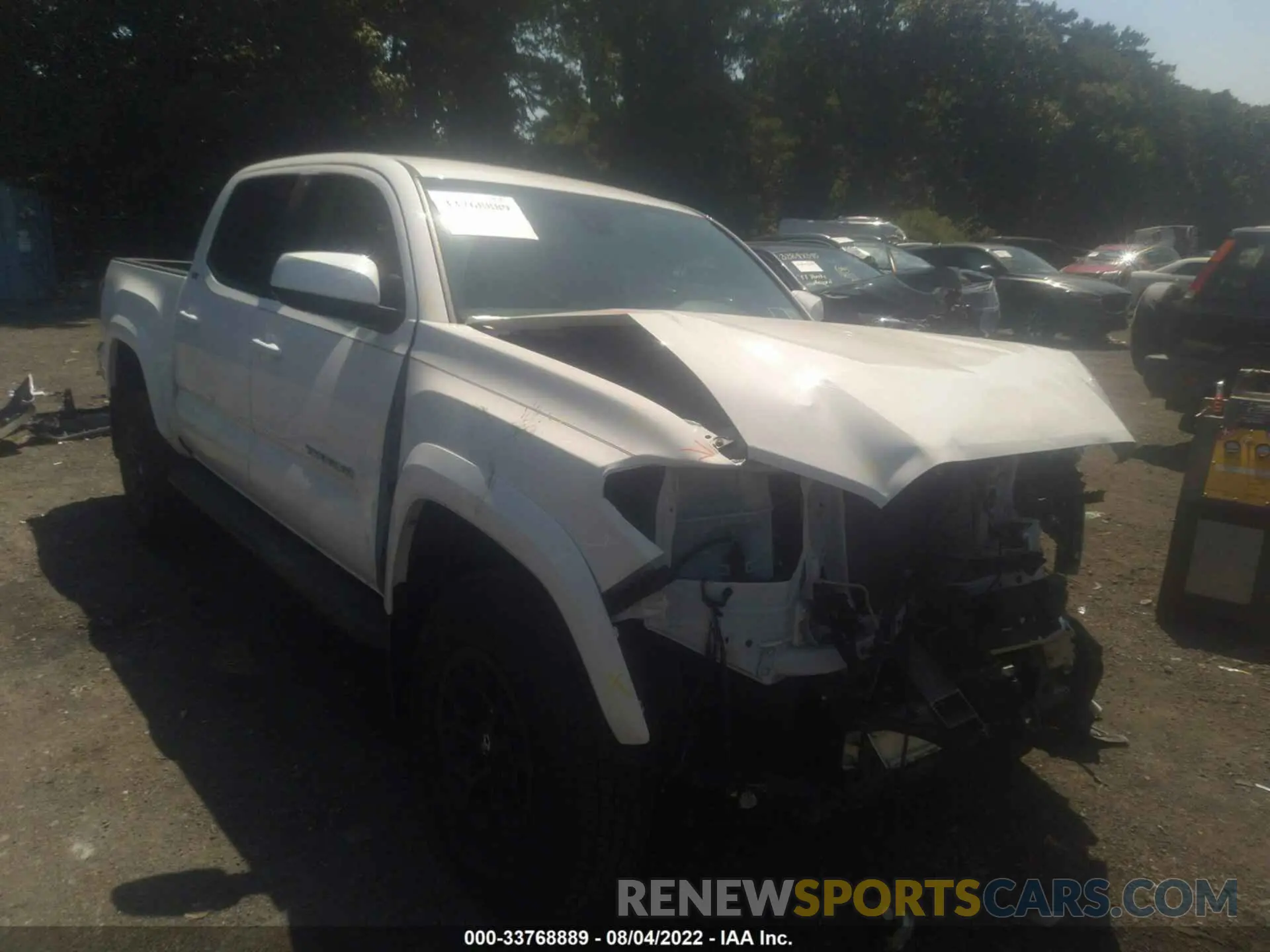 1 fotografías del automóvil dañado 3TYCZ5AN2MT049007 TOYOTA TACOMA 4WD 2021