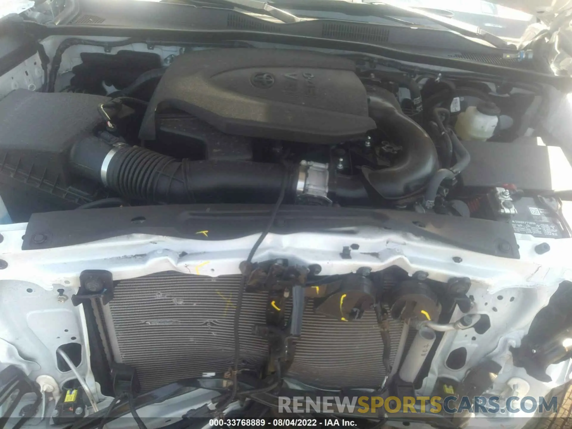 10 fotografías del automóvil dañado 3TYCZ5AN2MT049007 TOYOTA TACOMA 4WD 2021