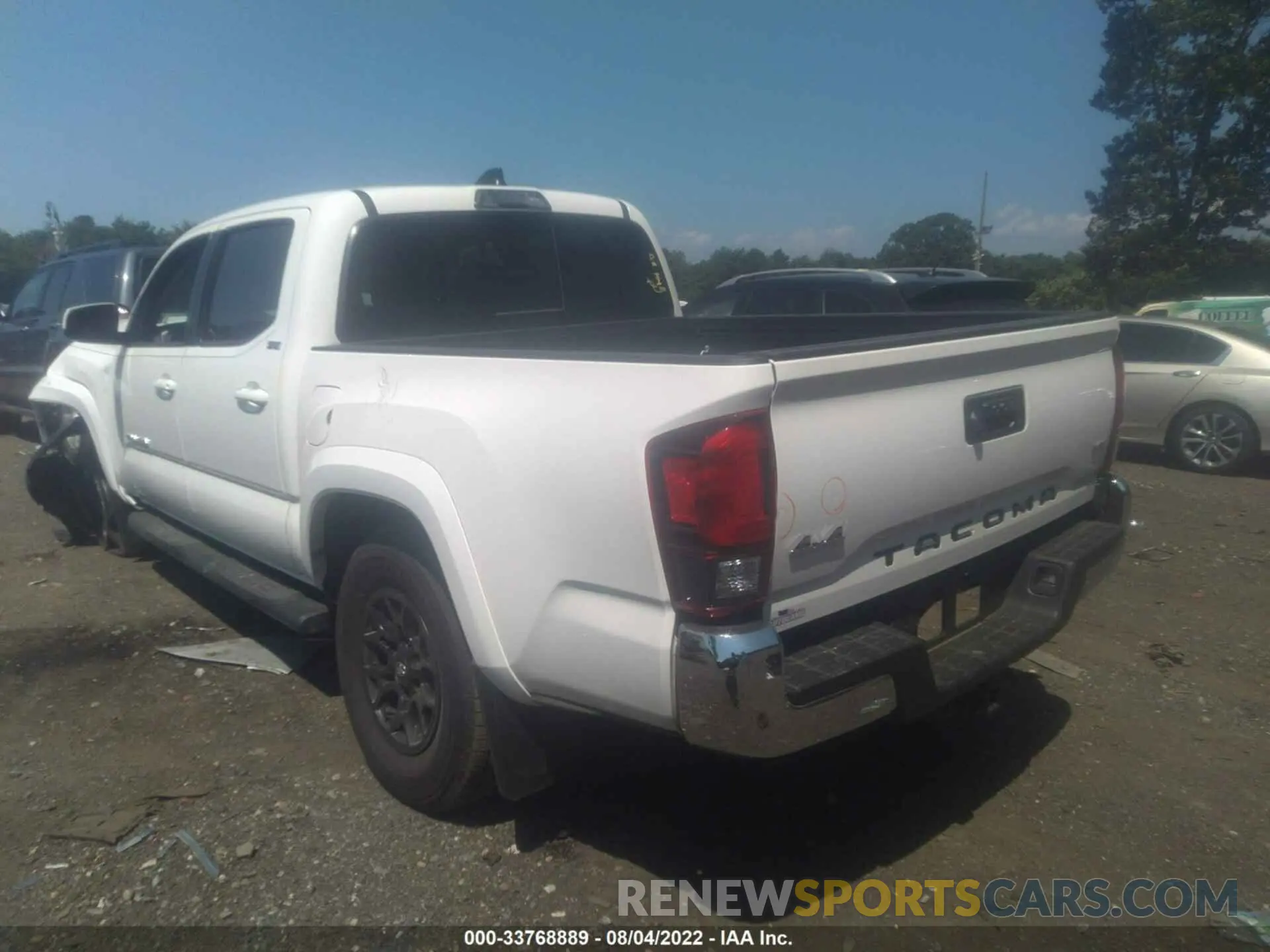 3 fotografías del automóvil dañado 3TYCZ5AN2MT049007 TOYOTA TACOMA 4WD 2021