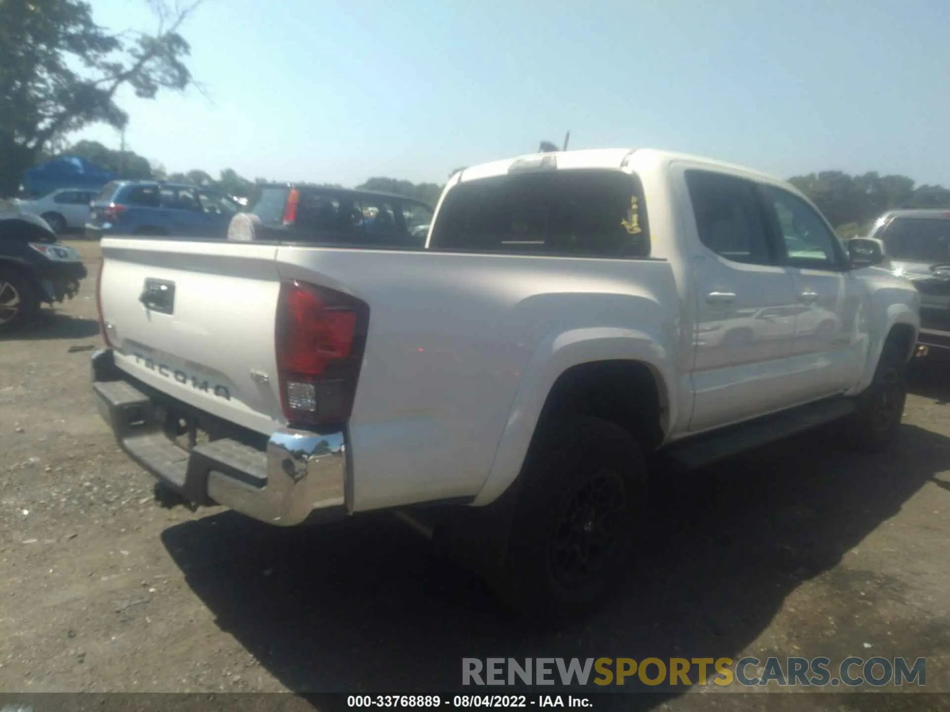 4 fotografías del automóvil dañado 3TYCZ5AN2MT049007 TOYOTA TACOMA 4WD 2021