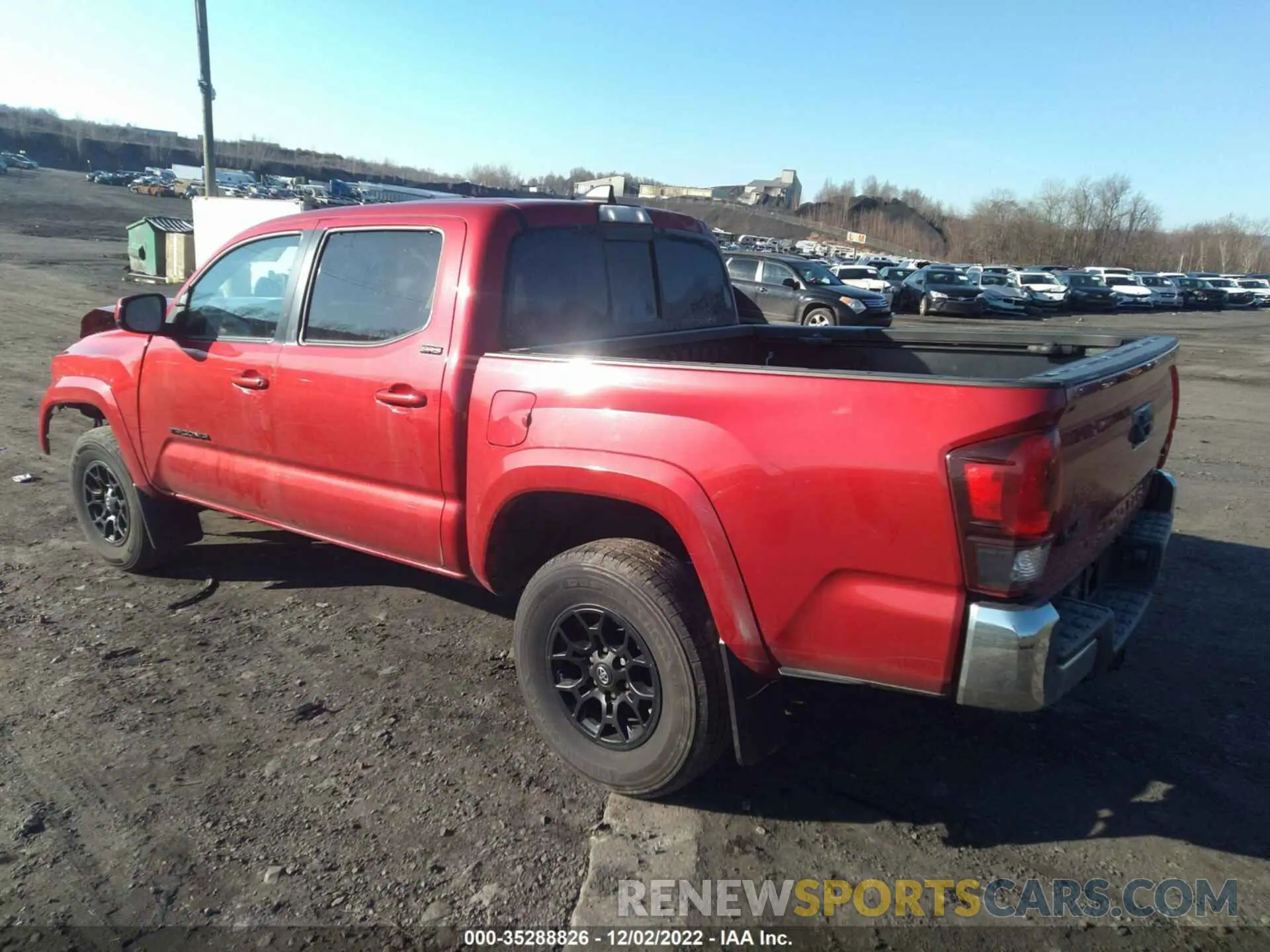 3 fotografías del automóvil dañado 3TYCZ5AN4MT028675 TOYOTA TACOMA 4WD 2021