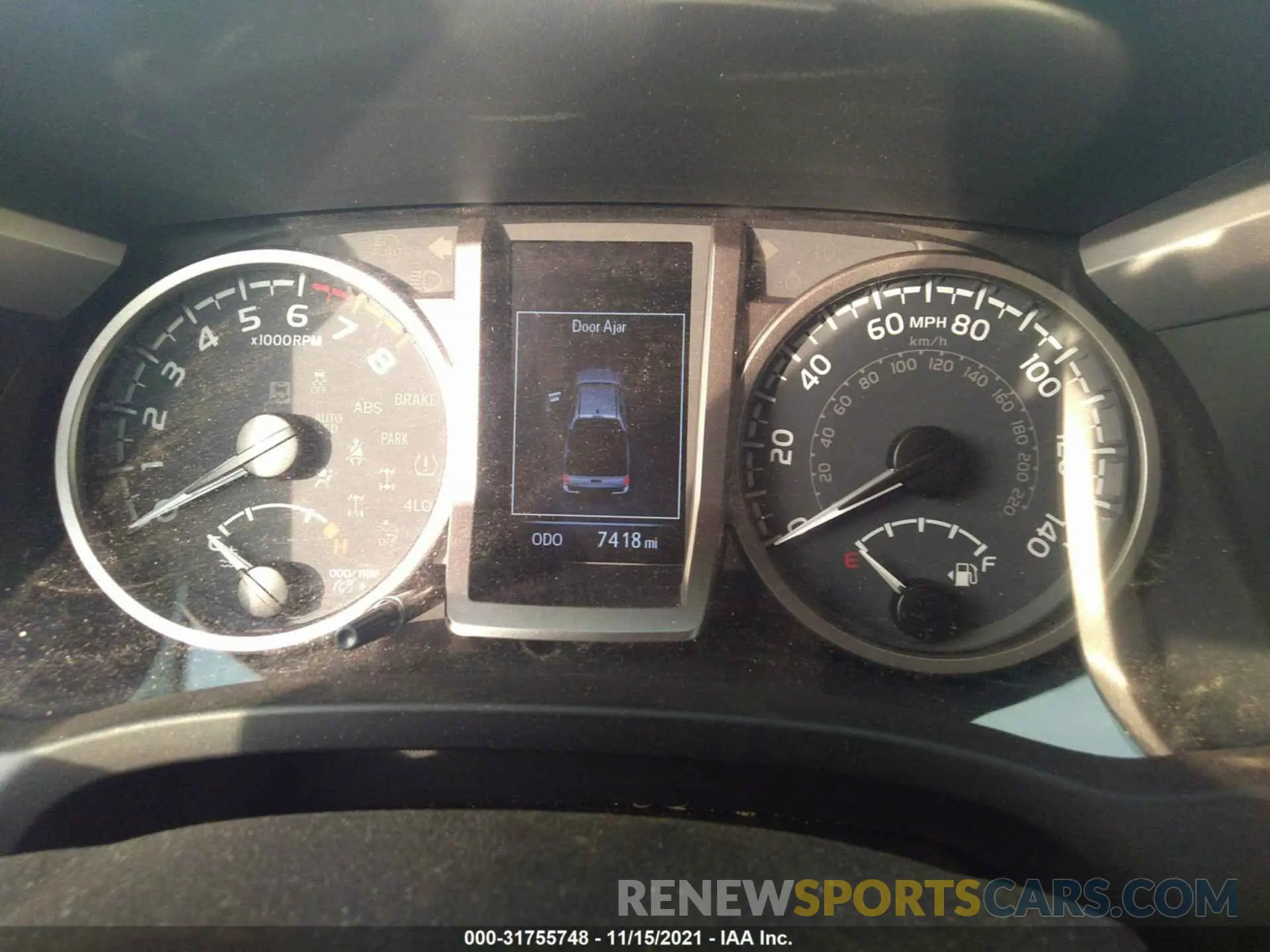 7 fotografías del automóvil dañado 3TYCZ5AN4MT035741 TOYOTA TACOMA 4WD 2021