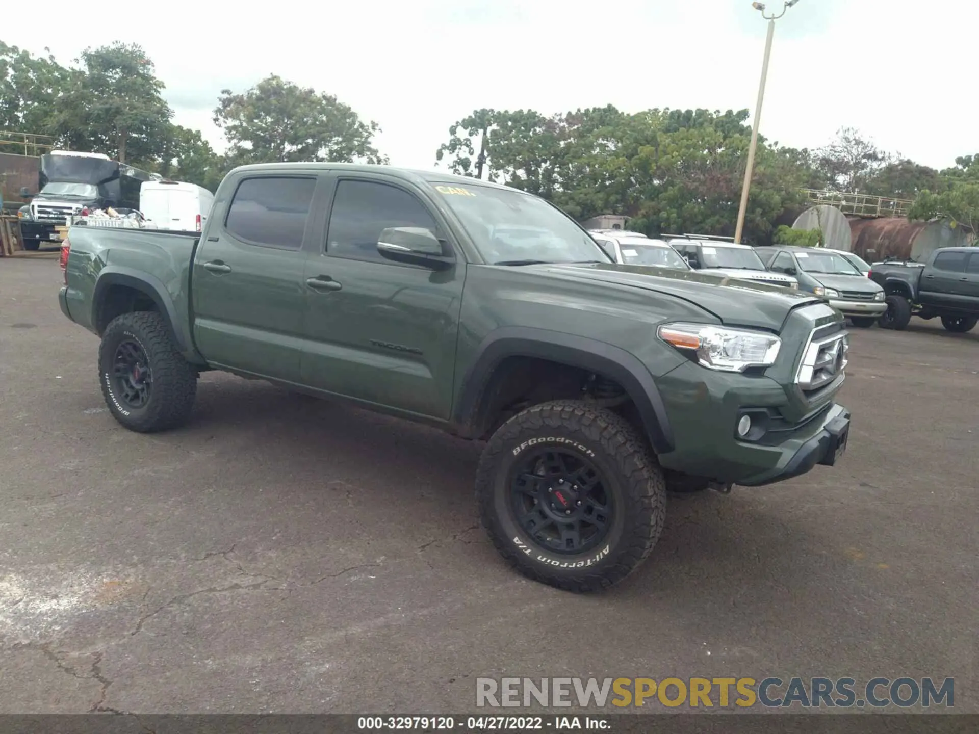 1 fotografías del automóvil dañado 3TYCZ5AN6MT018486 TOYOTA TACOMA 4WD 2021