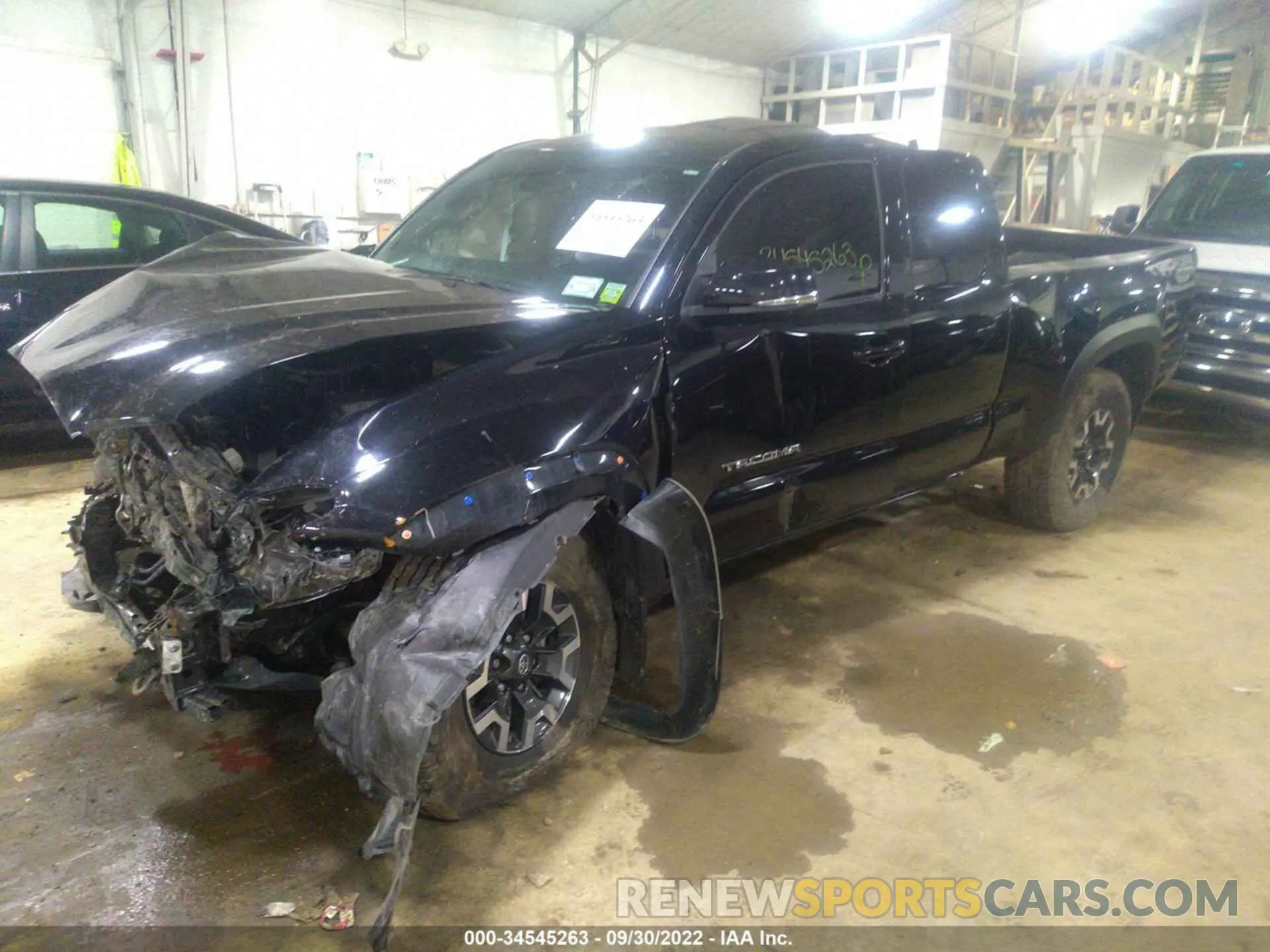 2 fotografías del automóvil dañado 3TYSZ5AN0MT016731 TOYOTA TACOMA 4WD 2021