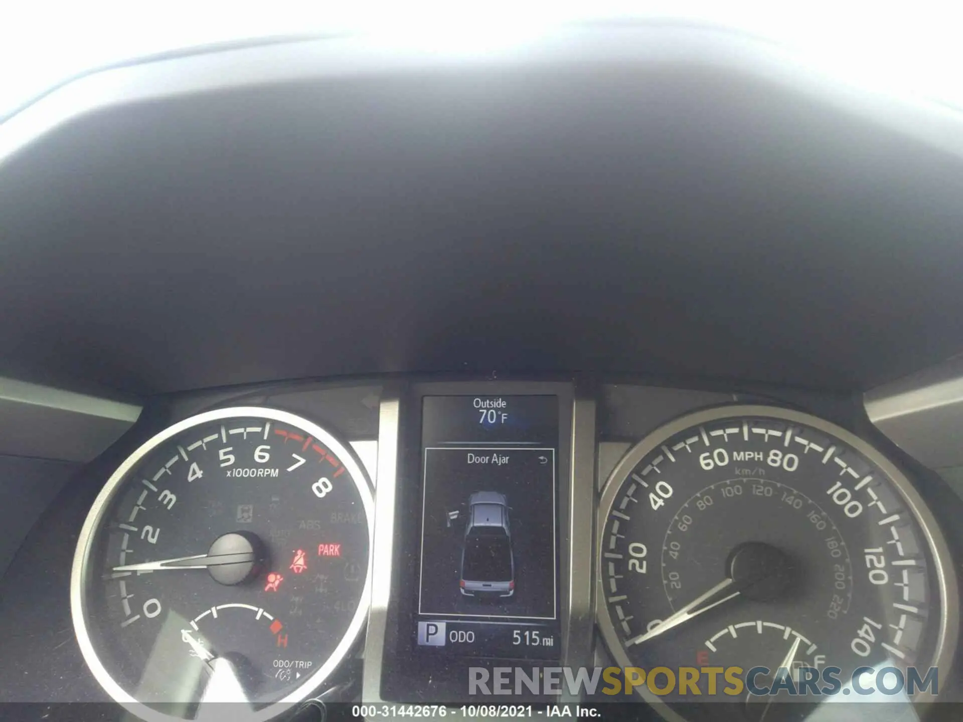 7 fotografías del automóvil dañado 3TYSZ5AN1MT036549 TOYOTA TACOMA 4WD 2021