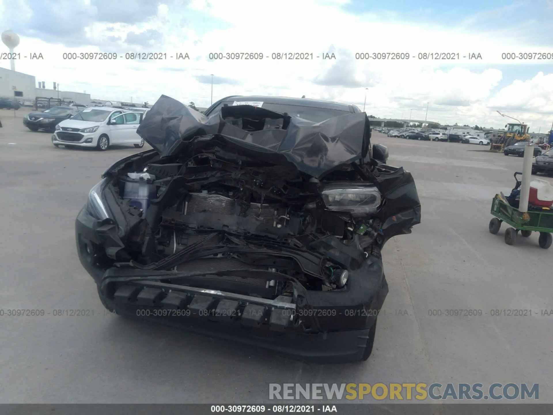 6 fotografías del automóvil dañado 3TYSZ5AN7MT012921 TOYOTA TACOMA 4WD 2021