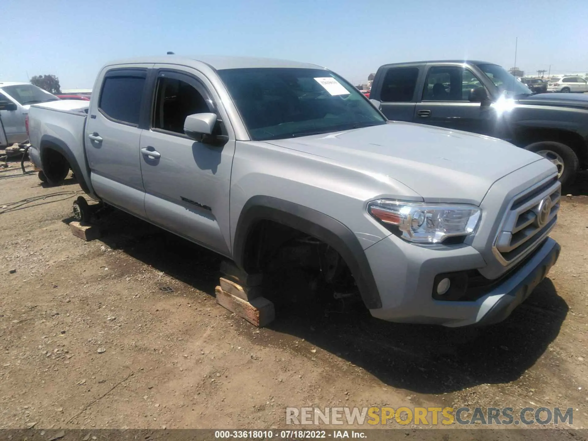 1 fotografías del automóvil dañado 5TFCZ5AN7MX280927 TOYOTA TACOMA 4WD 2021