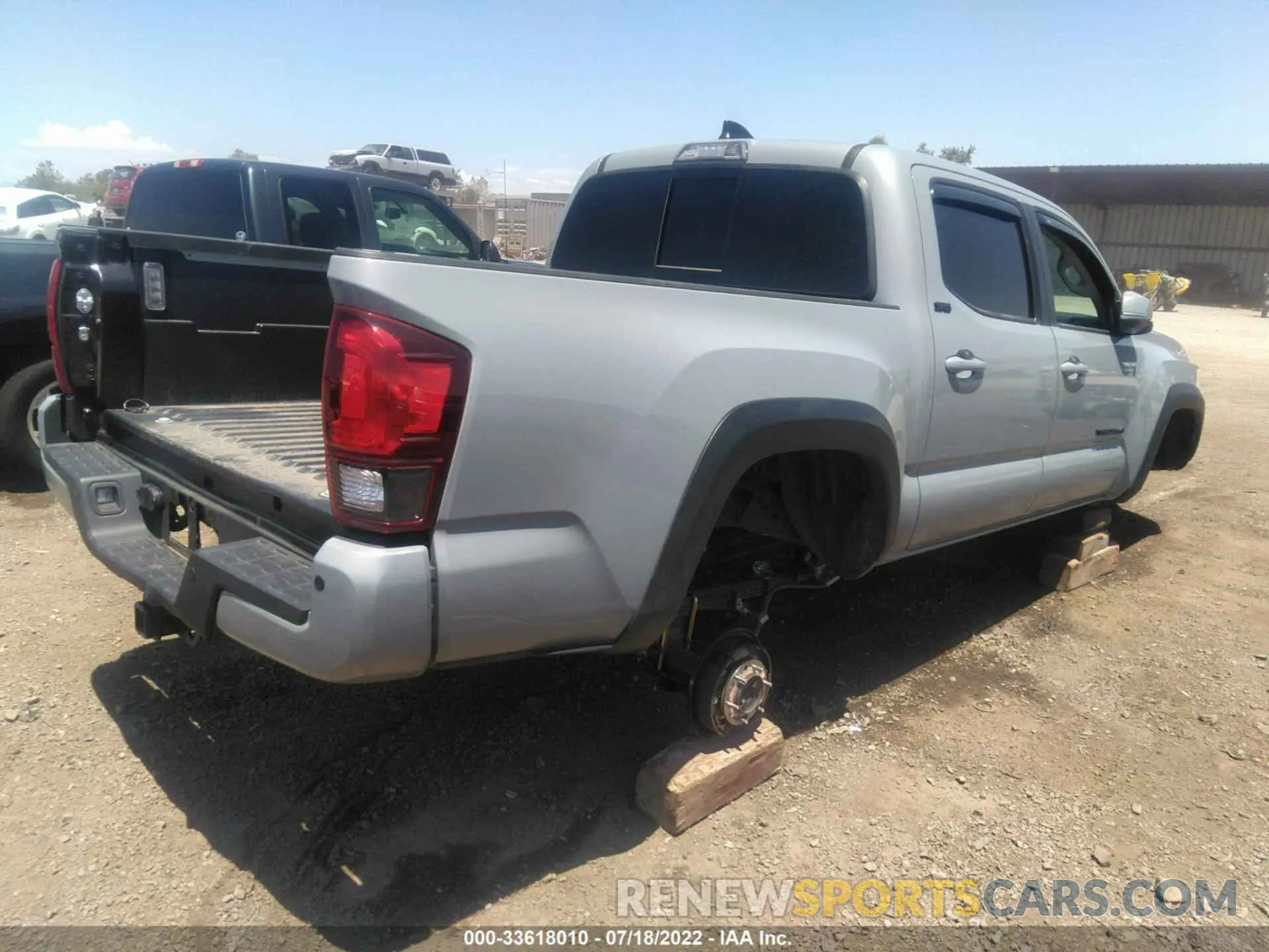 4 fotografías del automóvil dañado 5TFCZ5AN7MX280927 TOYOTA TACOMA 4WD 2021