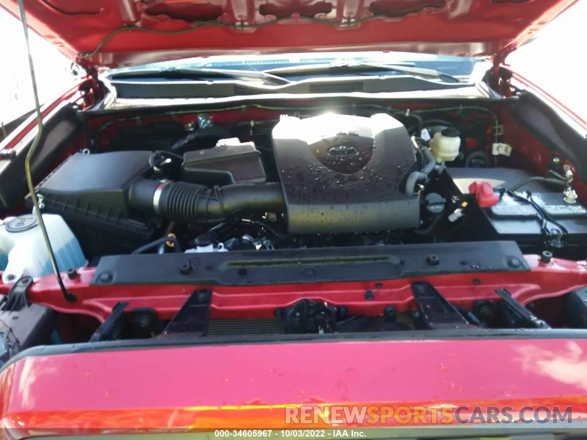 10 fotografías del automóvil dañado 5TFCZ5AN9MX258962 TOYOTA TACOMA 4WD 2021