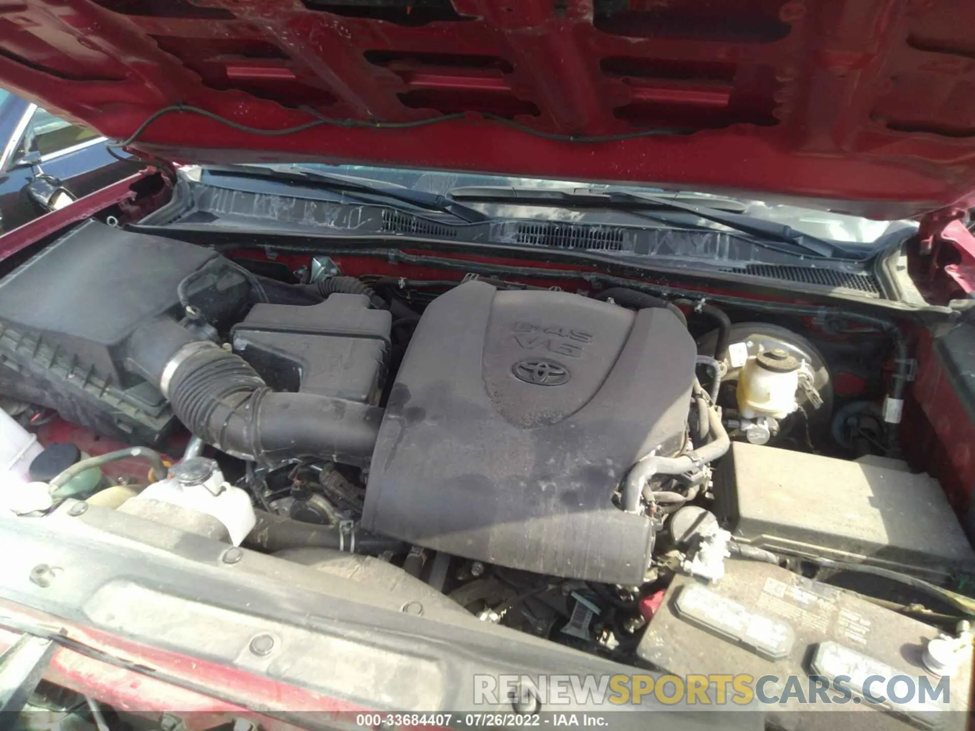 10 fotografías del automóvil dañado 5TFCZ5ANXMX268447 TOYOTA TACOMA 4WD 2021